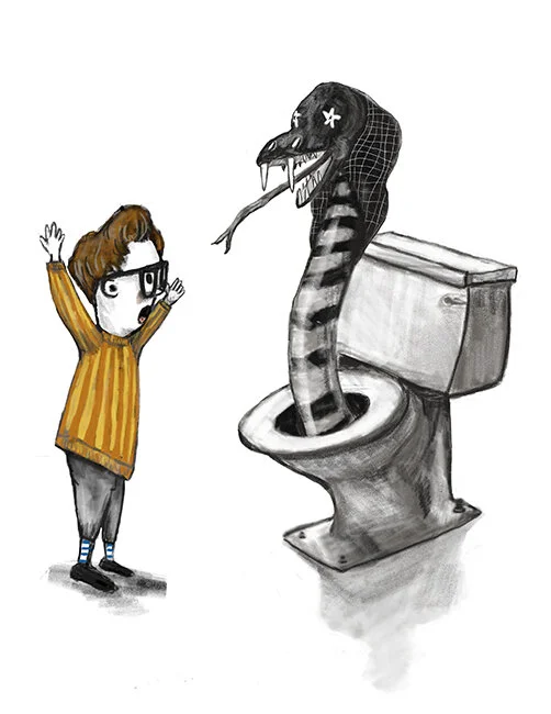 Evander toilet snakes.jpg