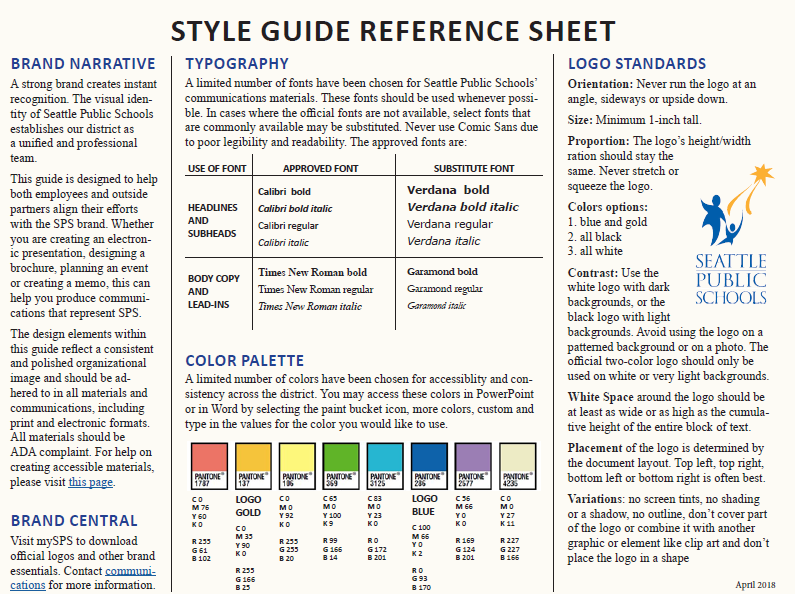 Previous Style Guide