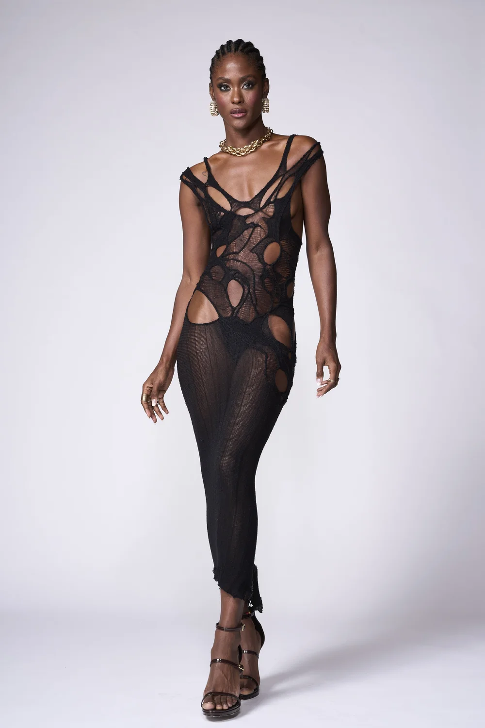 LABYRINTH BODYSUIT MIDI DRESS BAO TRANCHI LABYRINTH BODYSUIT MIDI DRESS BAO TRANCHI