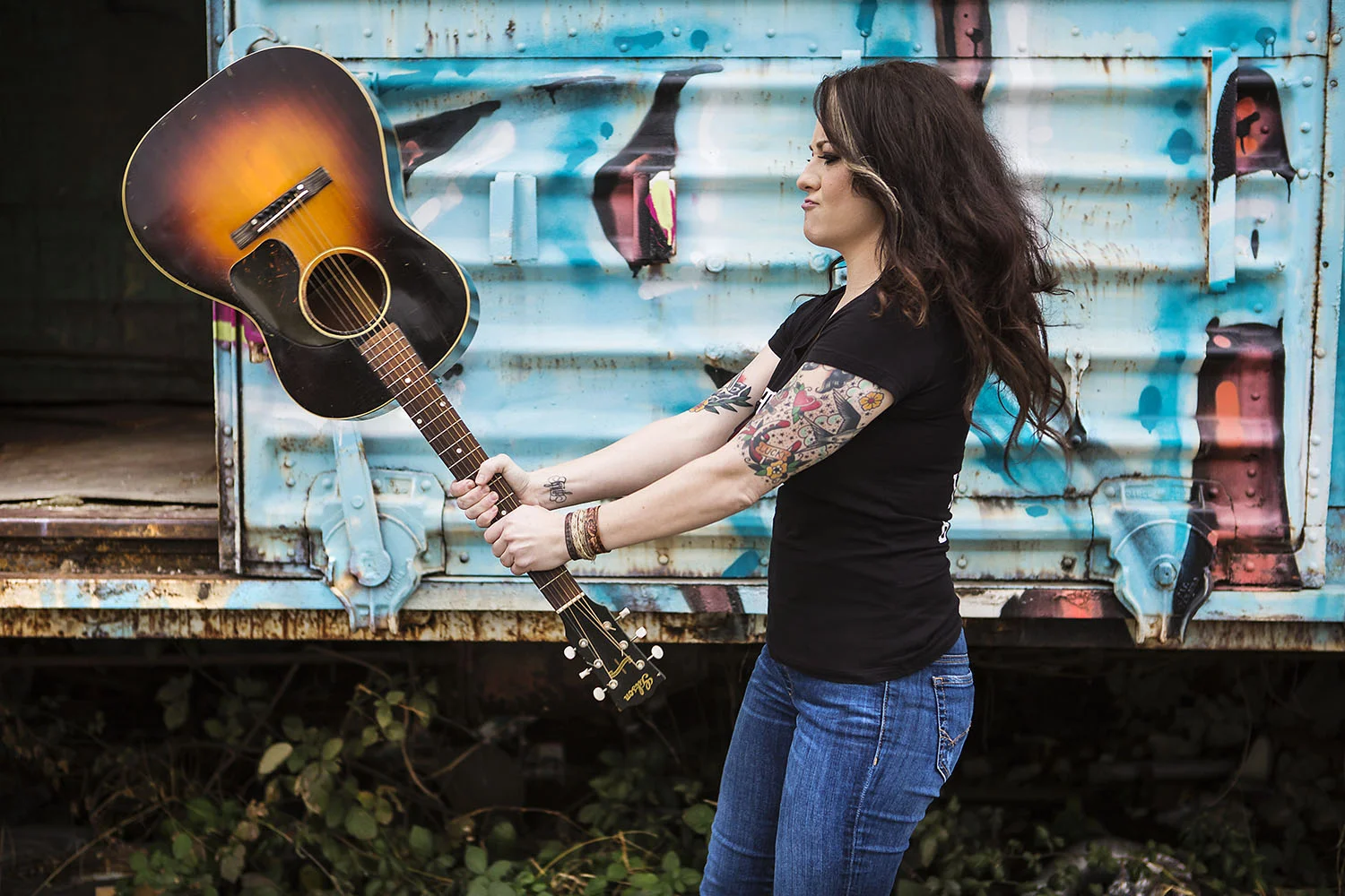  Promo Shoot for Singer/Songwriter Ashley McBryde  Nashville, TN  MUA: Tarryn Feldman 