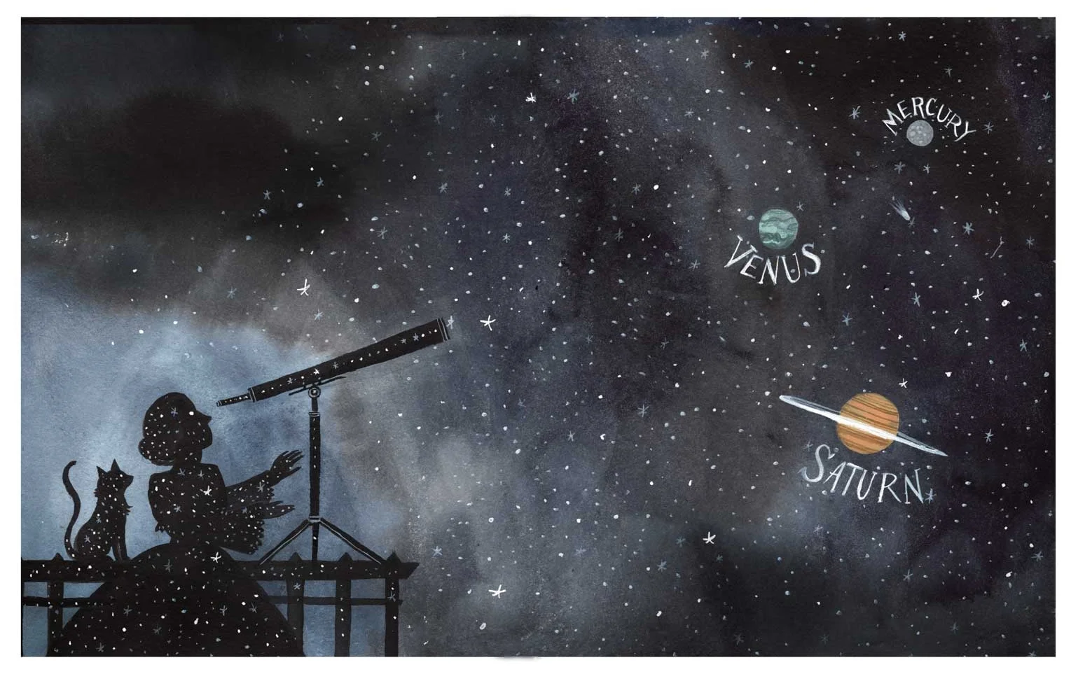 Illustration from What Miss Mitchell Saw .