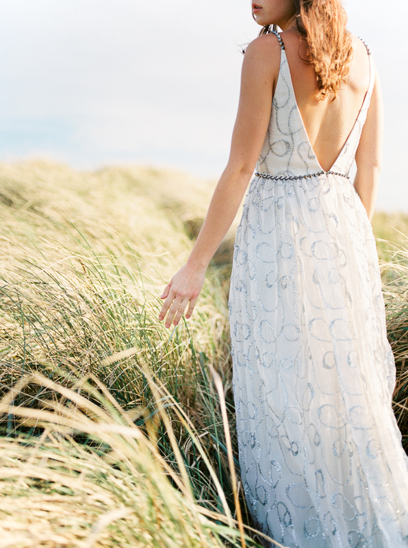 Elizabeth Dye Gown at the Oregon Coast