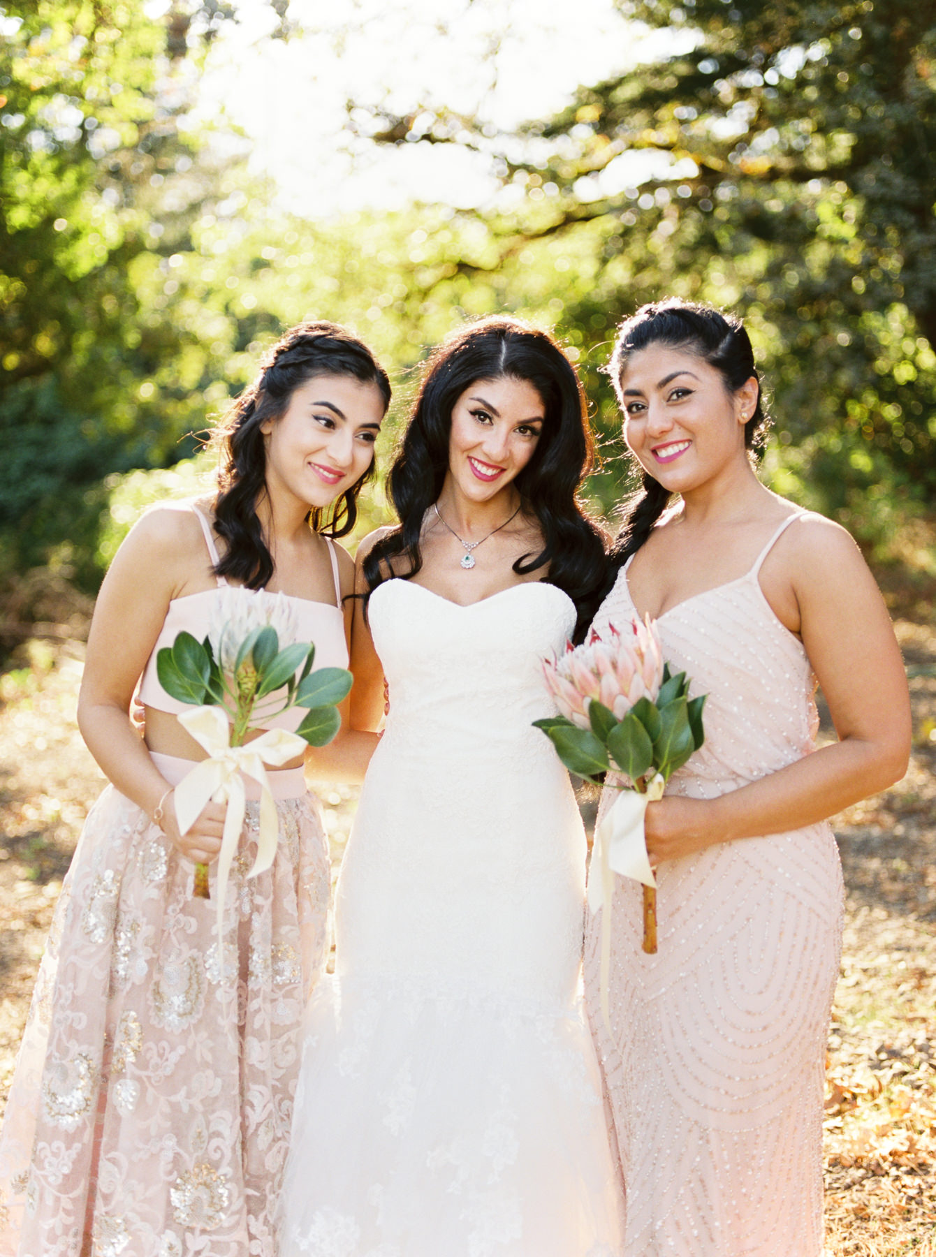 bride with her maid of honor