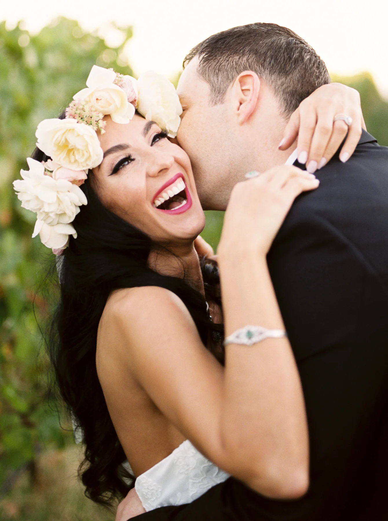 Happy Bride and Groom