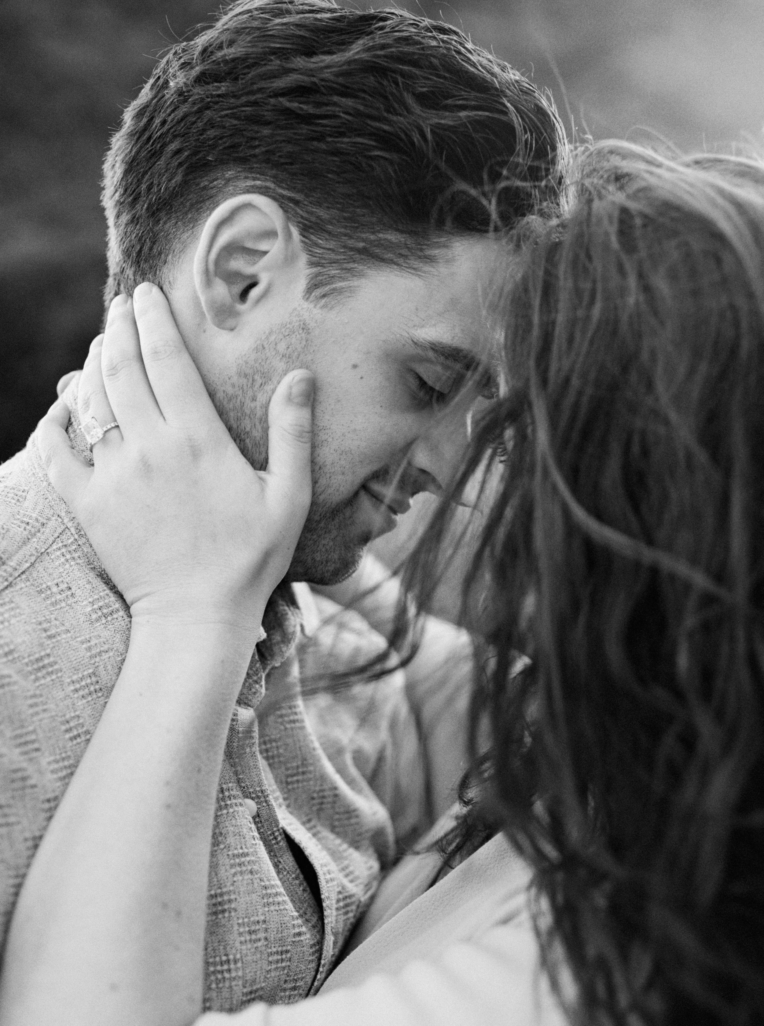 Snuggle during Oregon Wedding Photos