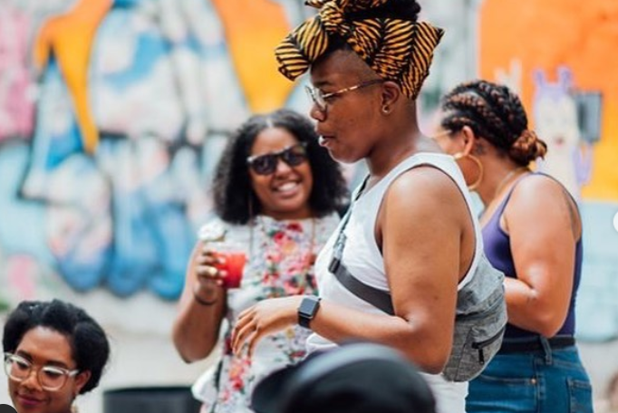   ALLSUMMR    2019. Summer long parking lot activation prior to commercial development on Fifth Ave in Pittsburgh’s Uptown neighborhood. 
