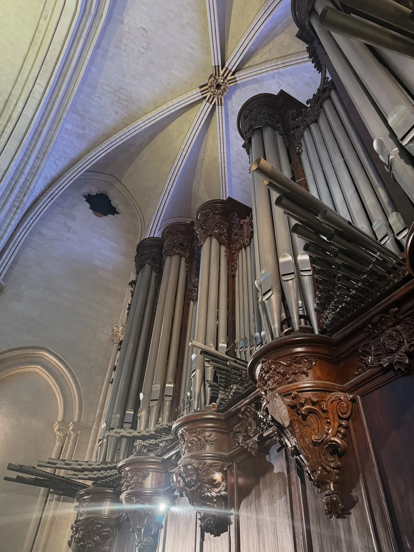 Quick stopover at the end of the most recent trip to hear sheer beauty. There really is nothing quite like the sound of the organ of Notre Dame! Infinite colour combinations, an endless dynamic range, an exquisite sound, and an earth-shattering full 