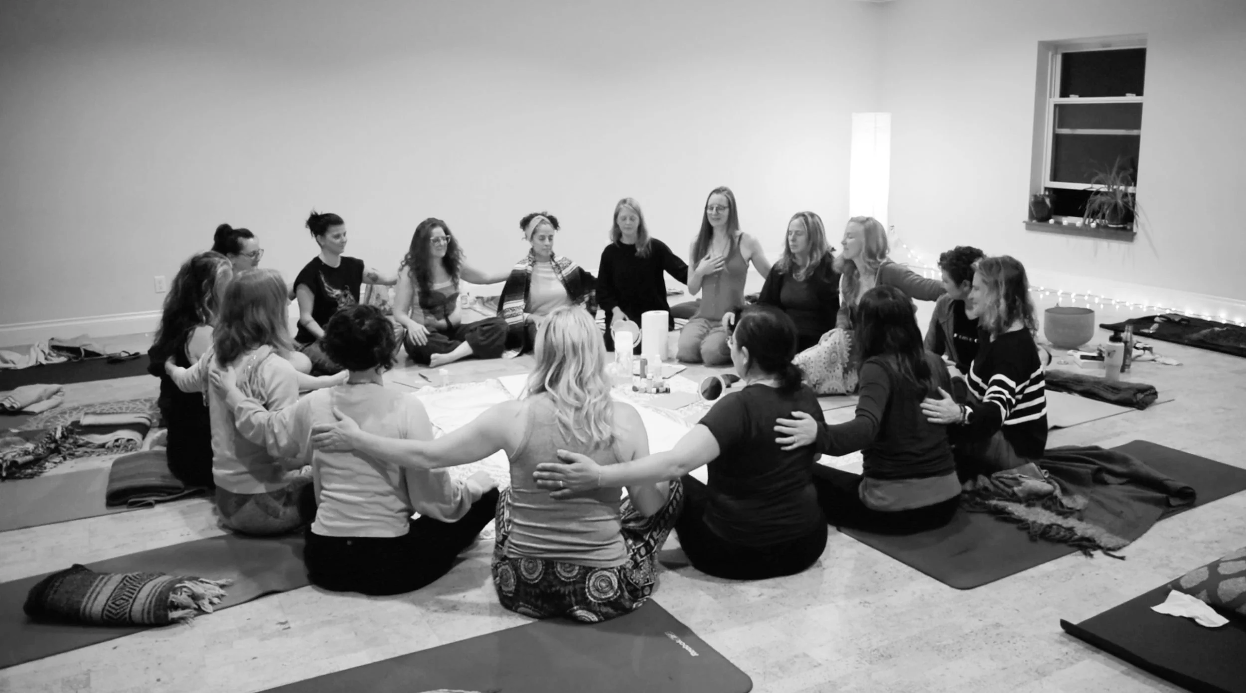 Rooted Wild Woman Circle B&W.jpg