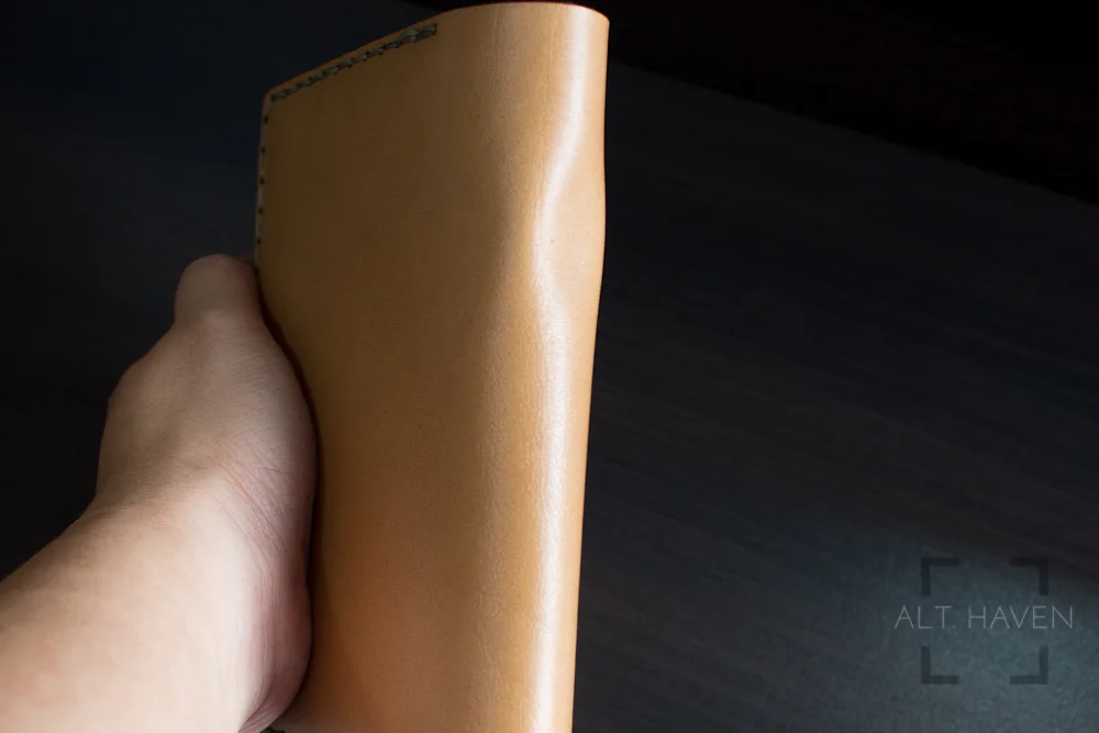 Depression in the leather