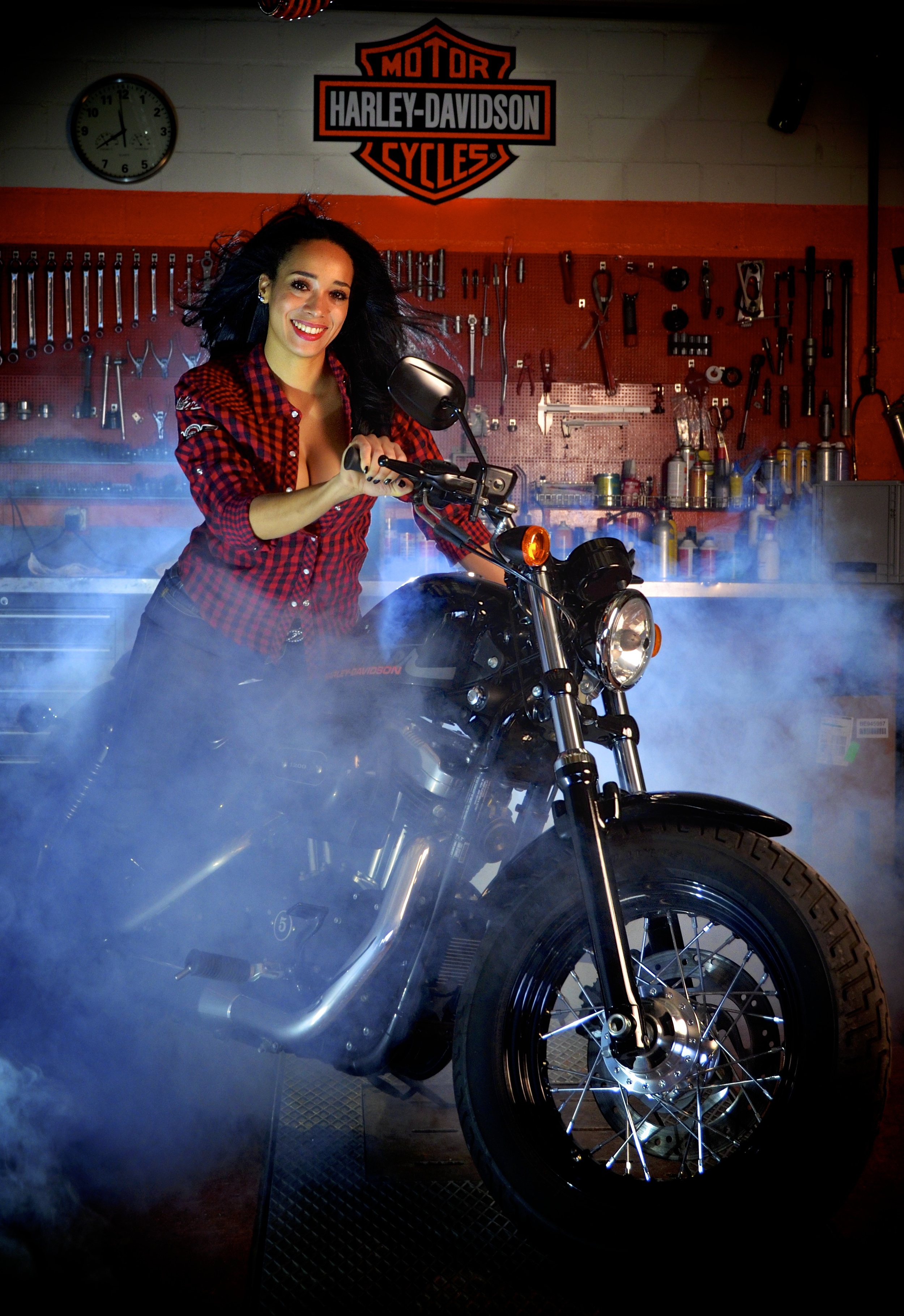 Malaika für Harley Davidson-Wettbewerb