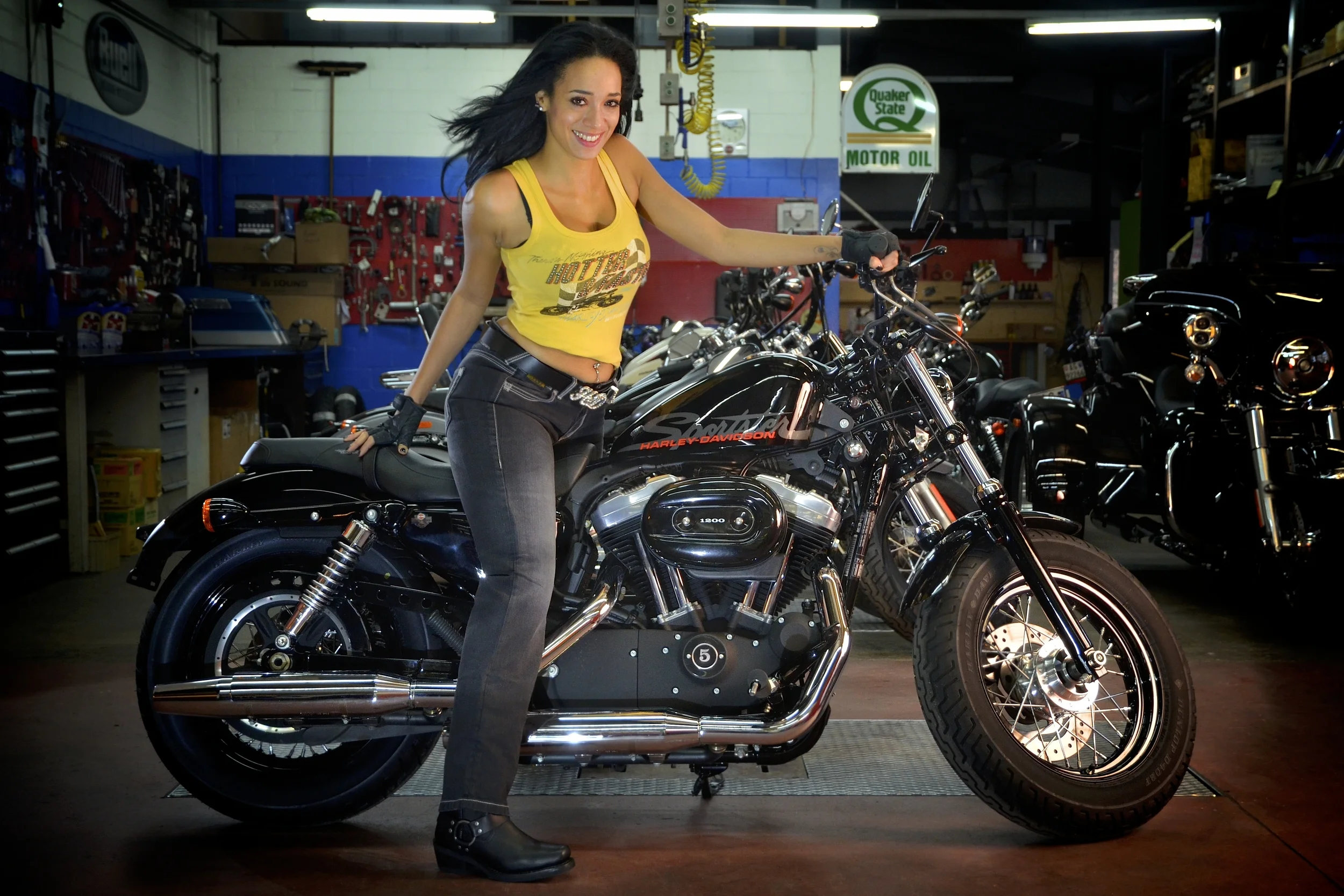 Malaika für Harley Davidson-Wettbewerb