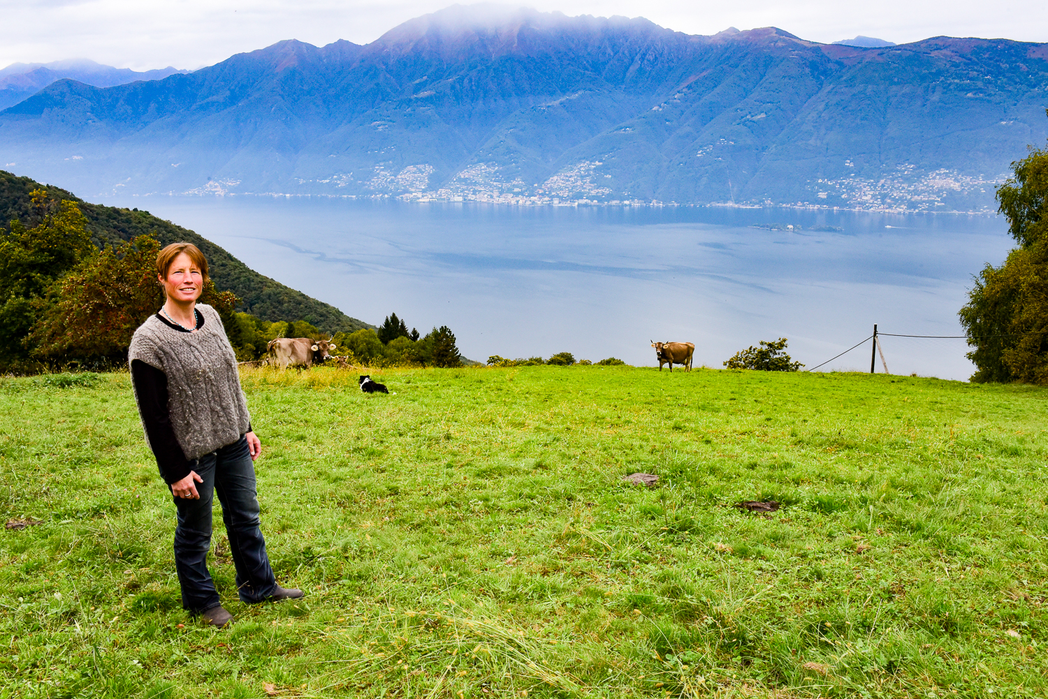 Ester Monaco, Swiss Tavolata-Gastgeberin, Gerra Gambarogno, Tessin