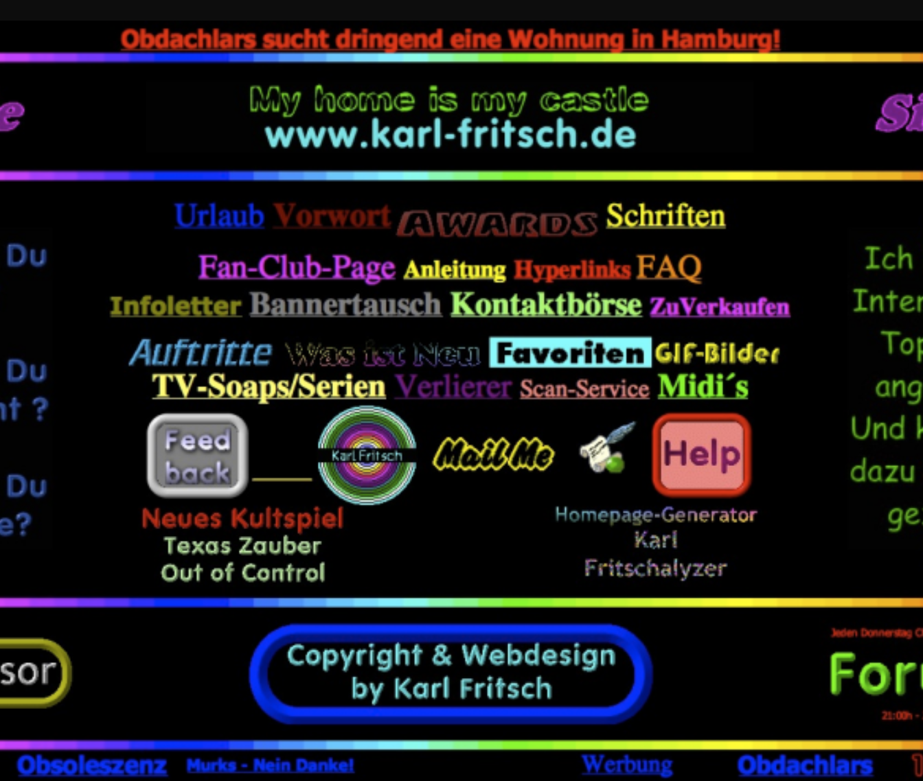 Schon fast kultig …