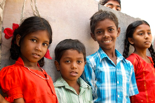 This was at a rural village in India during a health clinic. Who are these children and how do their lives connect with yours? What gives me the right to force that connexion?