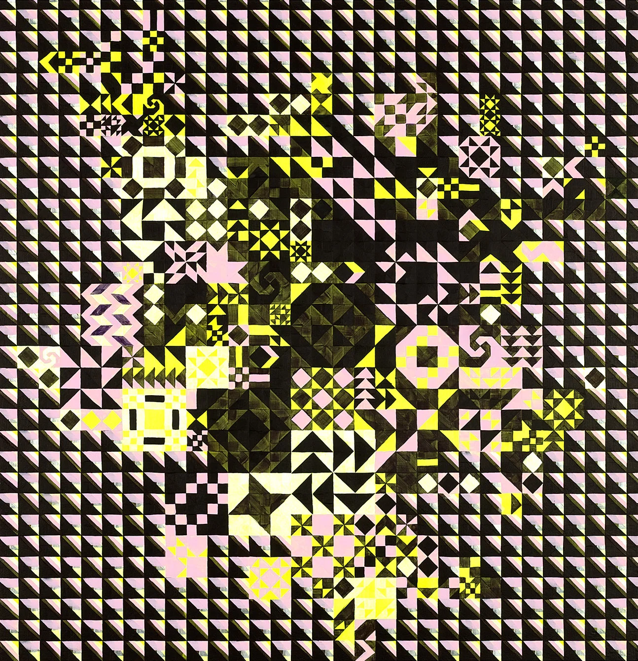 Game God #6, 2008 Acrylic on wood 63 x 61 cm (24.8 x 24 inches)