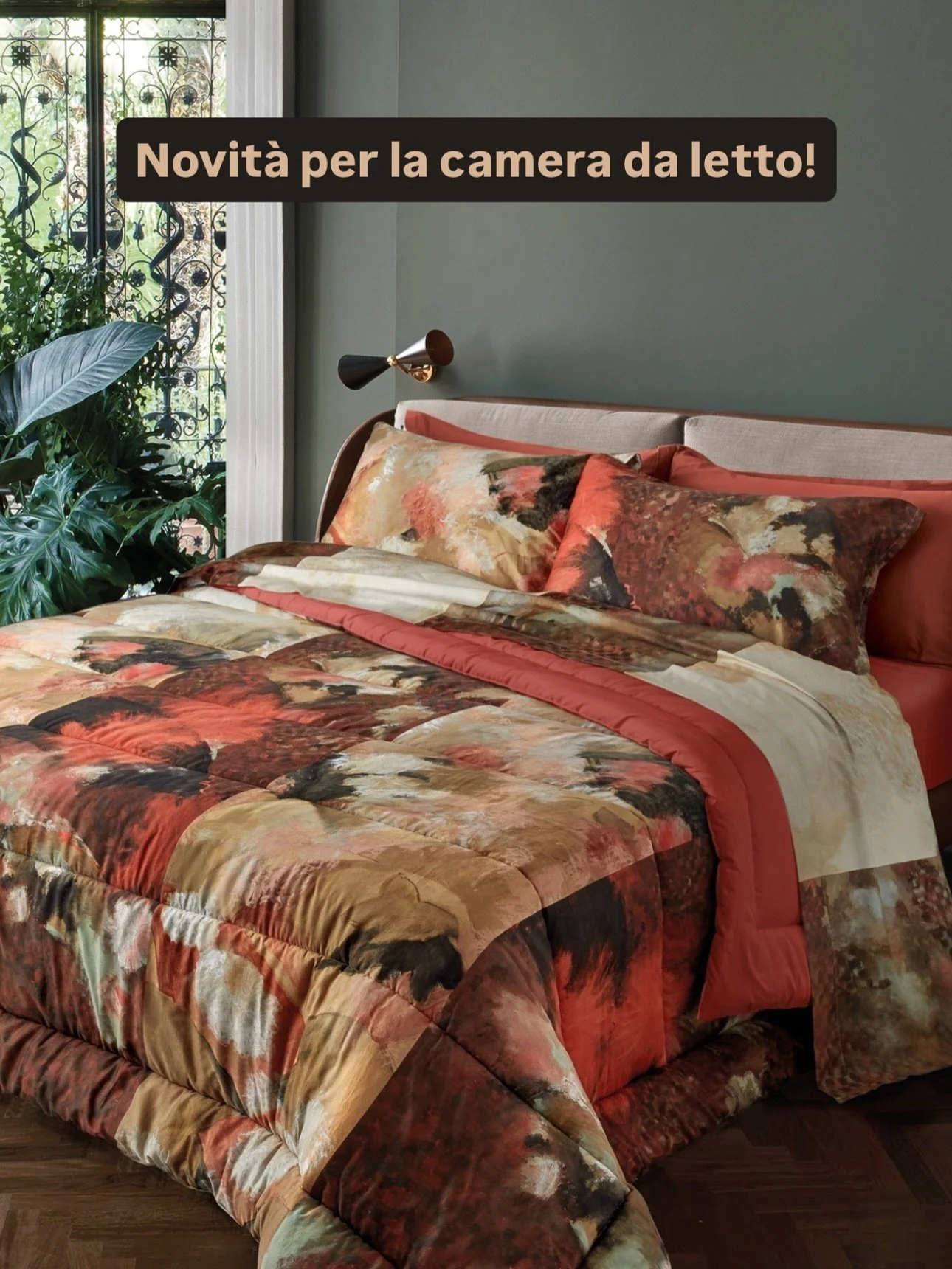 🍂 Quando l&rsquo;aria si fa pi&ugrave; fresca, la camera da letto diventa il posto dove tornare, dove rallentare. Lenzuola in cotone percalle, piumini d&rsquo;oca morbidissimi, topper super soffici, federe di seta, plaid e coperte che scaldano corpo