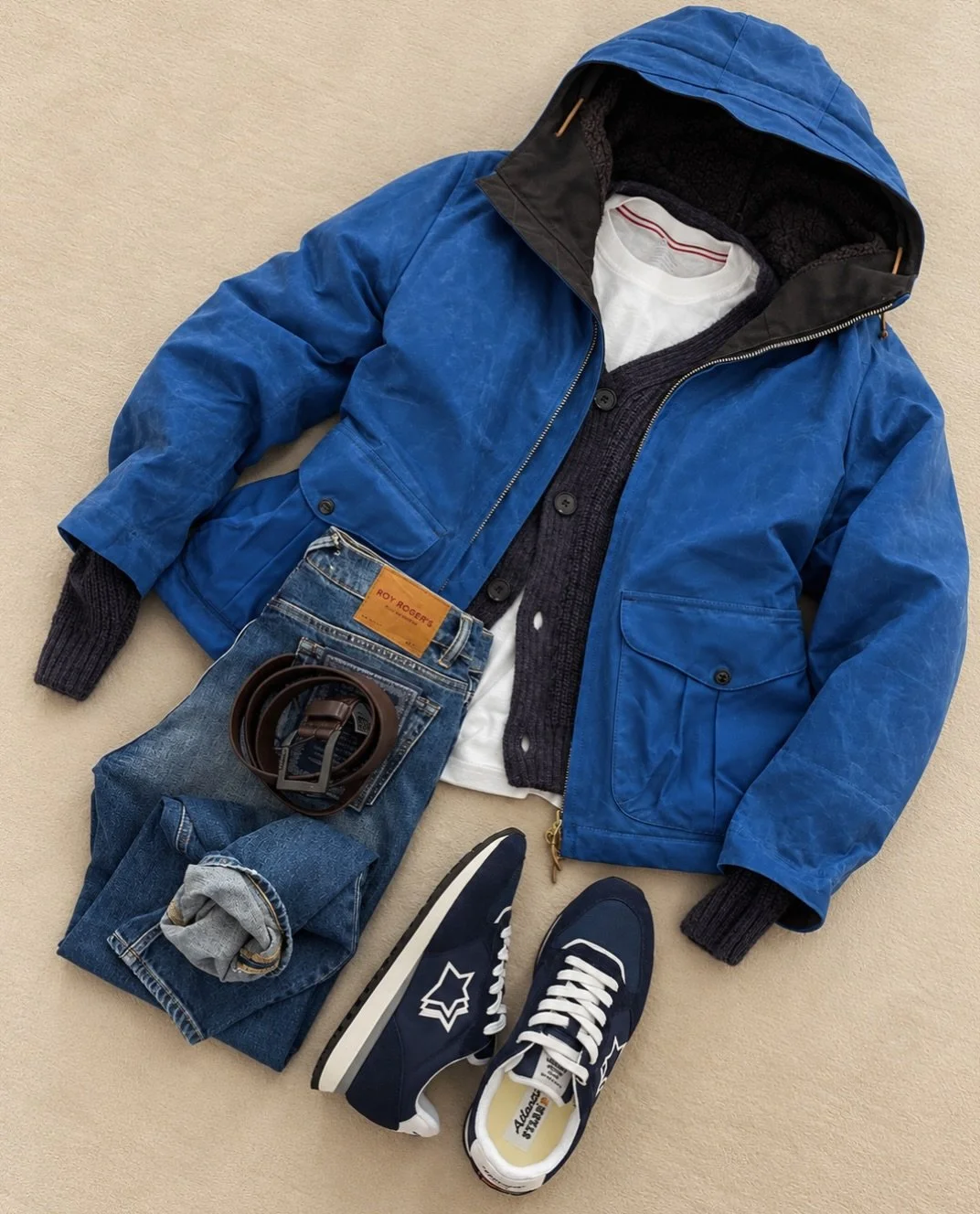 giacca @manifatturaceccarelli 
t-shirt @replay 
cardigan @altatensioneofficial
jeans @royrogers_official 
cintura @wrangler_europe
sneakers @atlanticstars 

Per info WhatsApp 3421685846

In negozio tantissimi nuovi arrivi Autunno Inverno da scoprire/