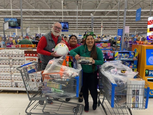 Catholic Charities - Shopping Carts full, time to wrap gifts for Christmas Giving.jpg