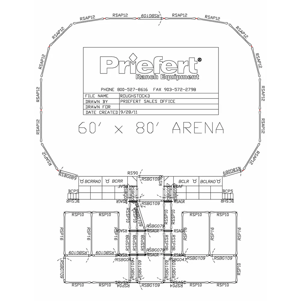 Rodeo Arena Blueprints