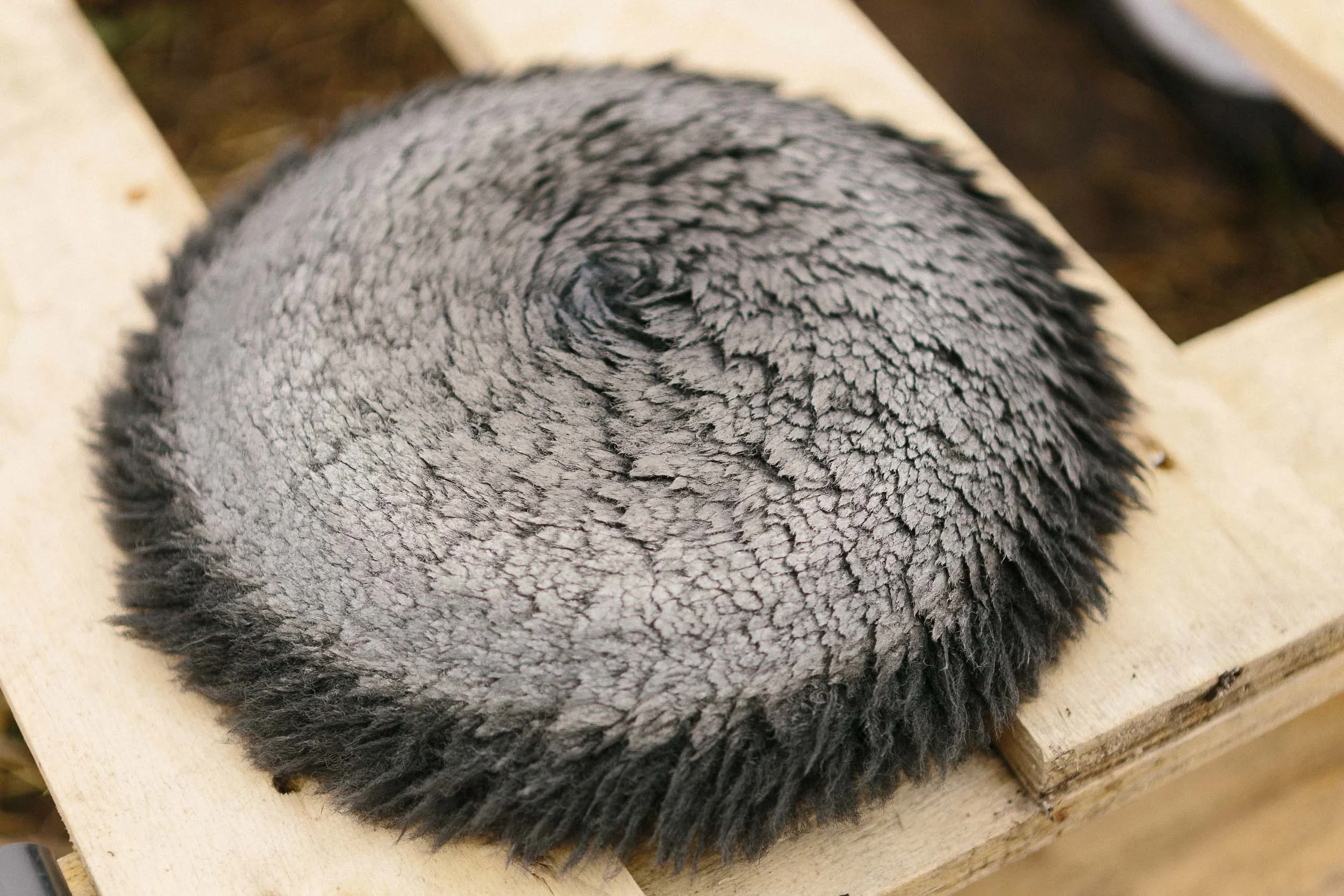 When the pad looks like this, it's time to swap it out or wash it.