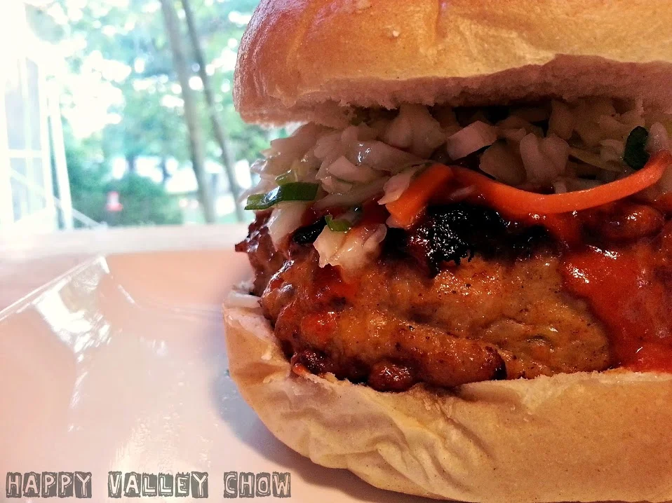 Buffalo Chicken Burger w/ Habanero Coleslaw — Happy Valley Chow