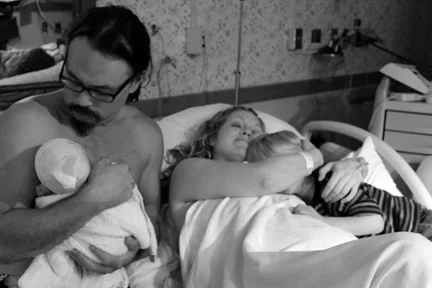 Doula support for a VBAC family in Western MA