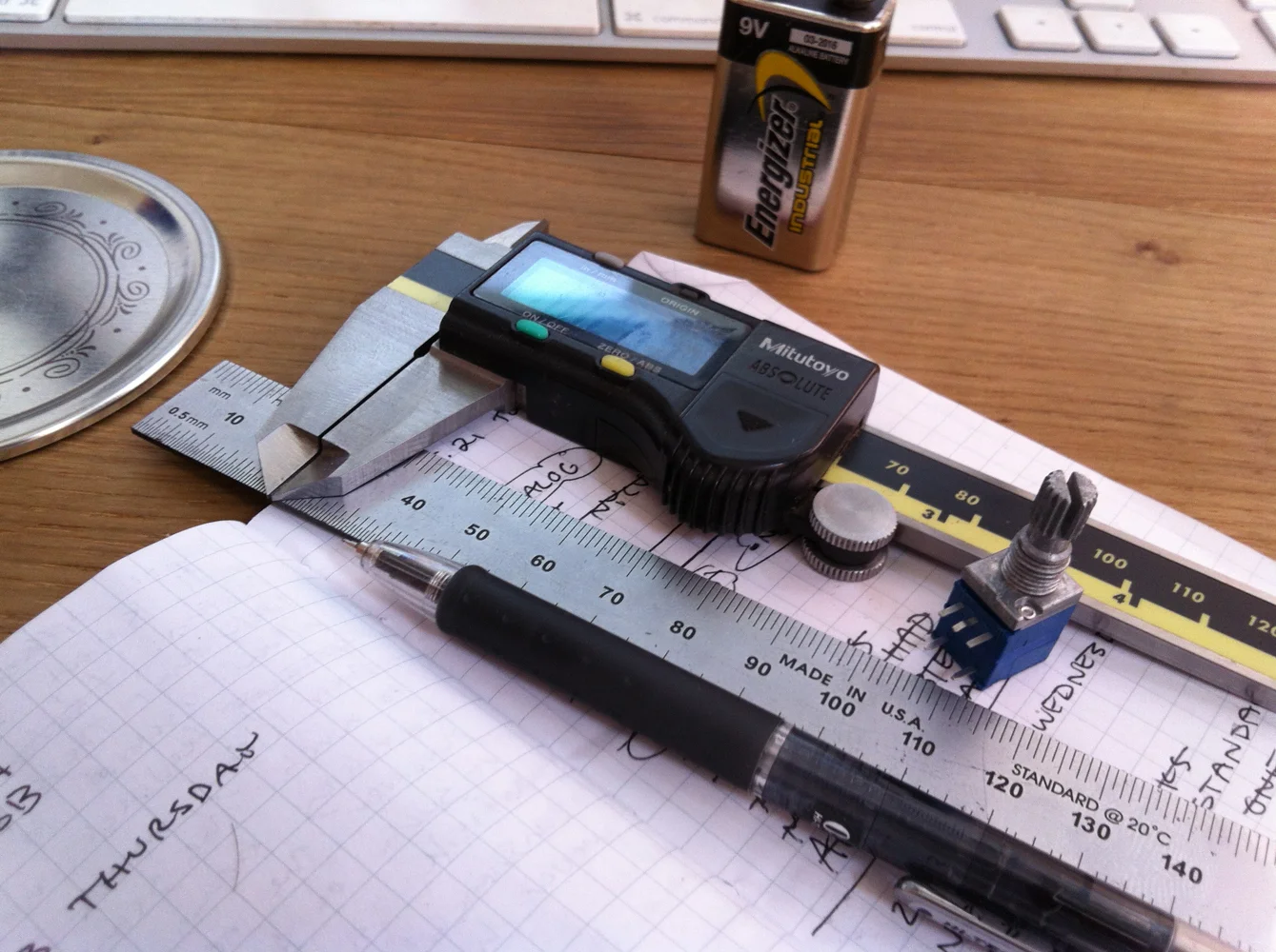 my notebooks get the most minute-to-minute use when i'm modeling. they're one of my primary tools during the process - to sketch ideas, add up figures, note relationships, etc.