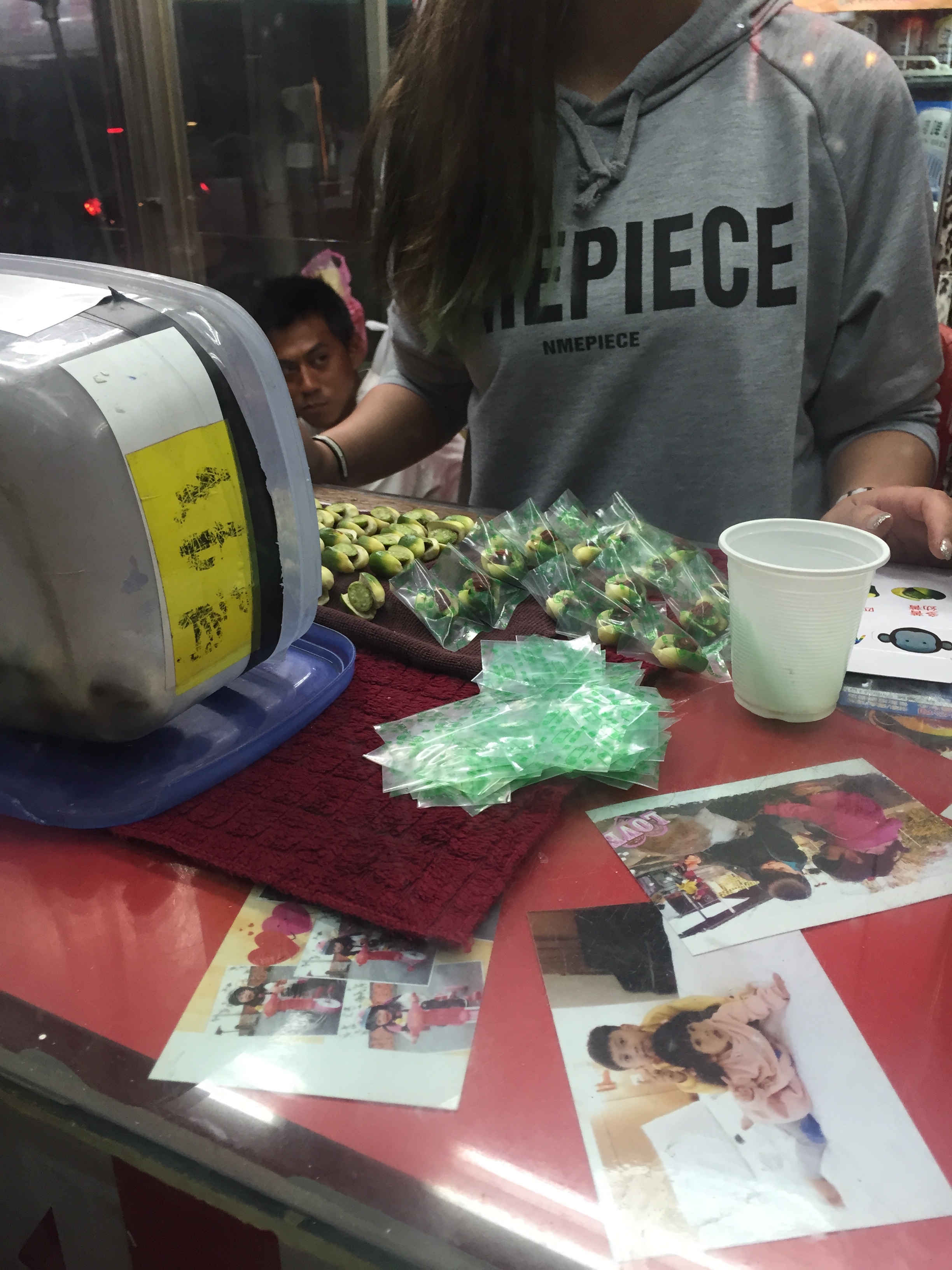Beetle nut production.