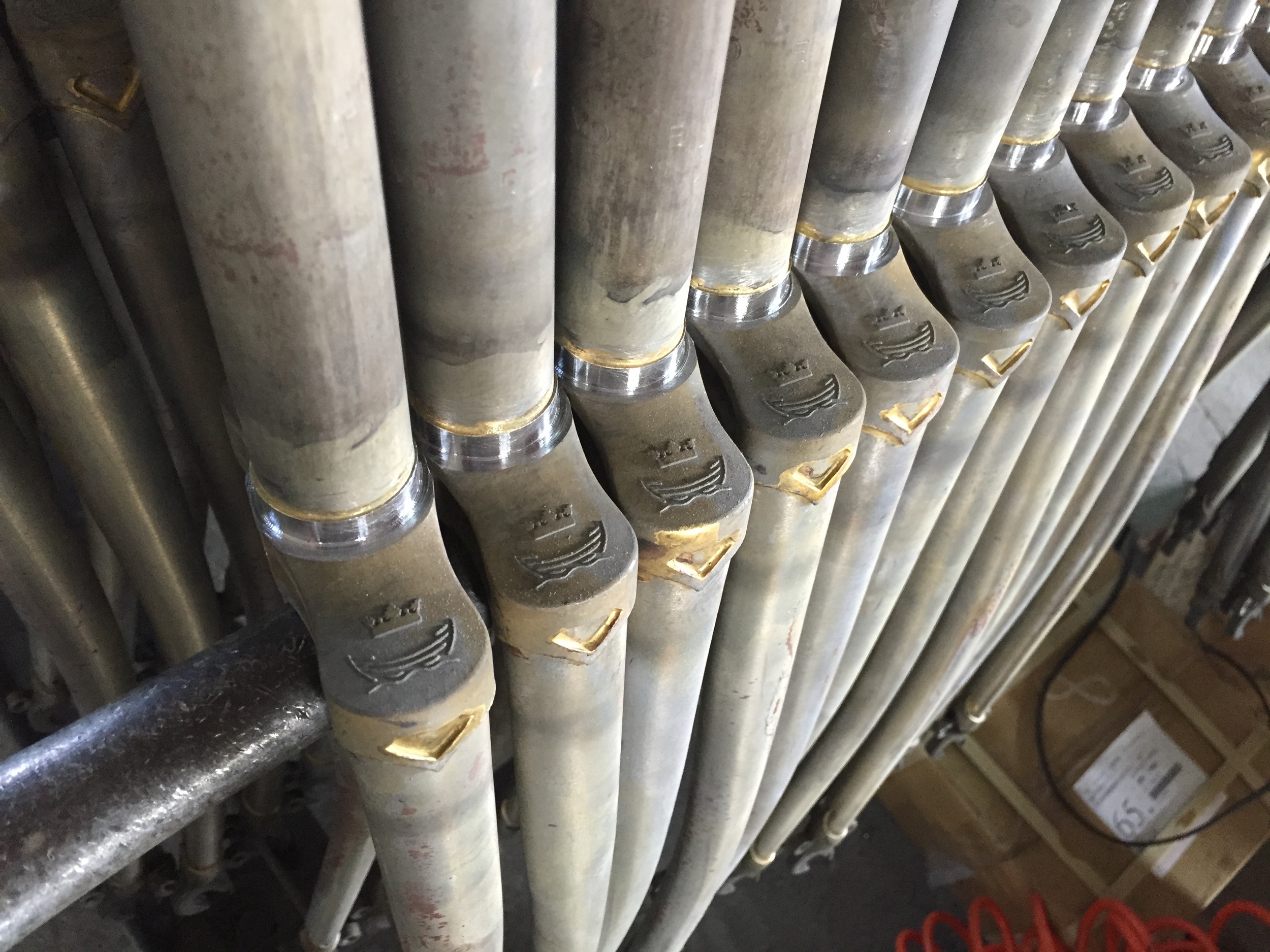 Some mostly finished forks. 