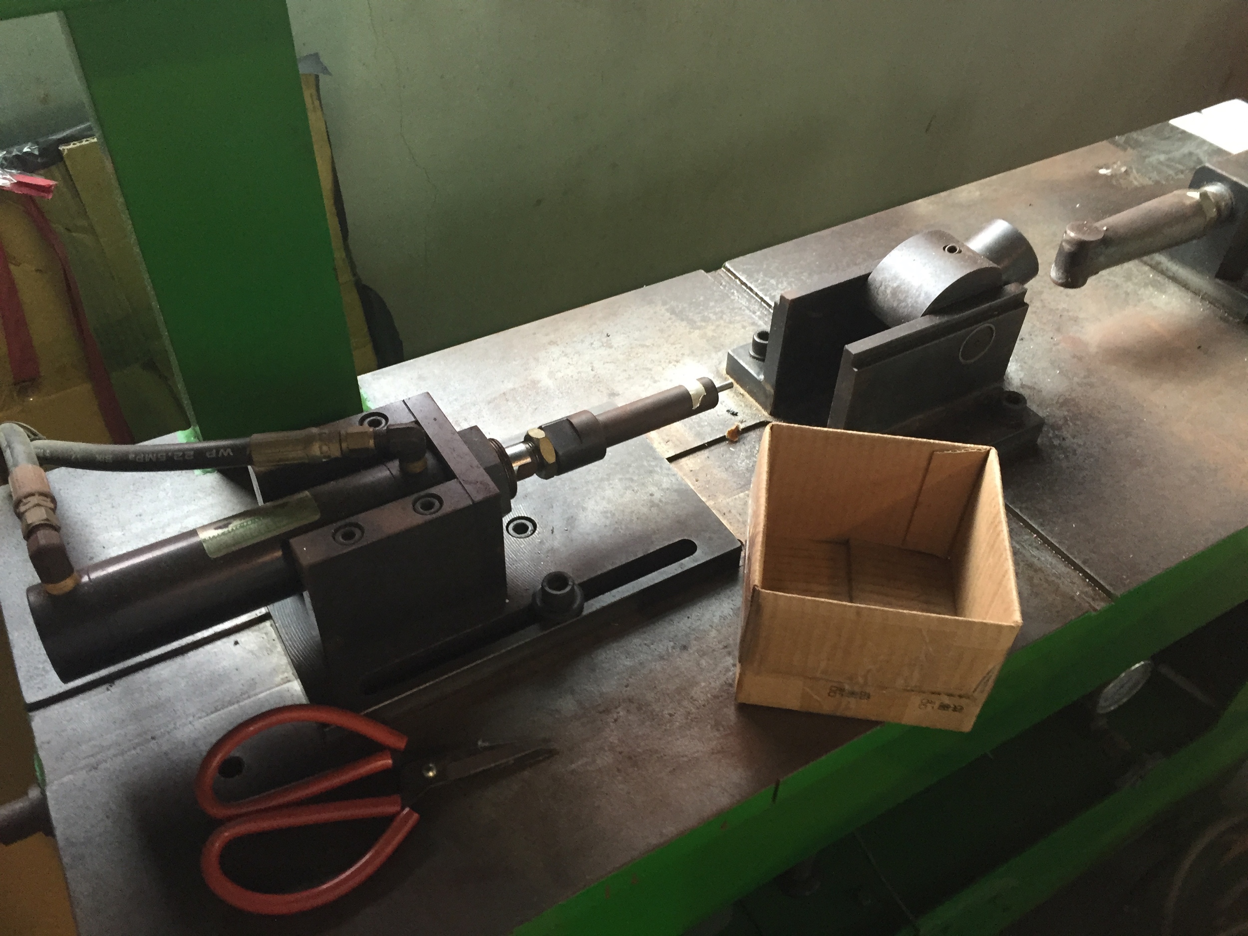 Fork crown race & star nut assembly.
