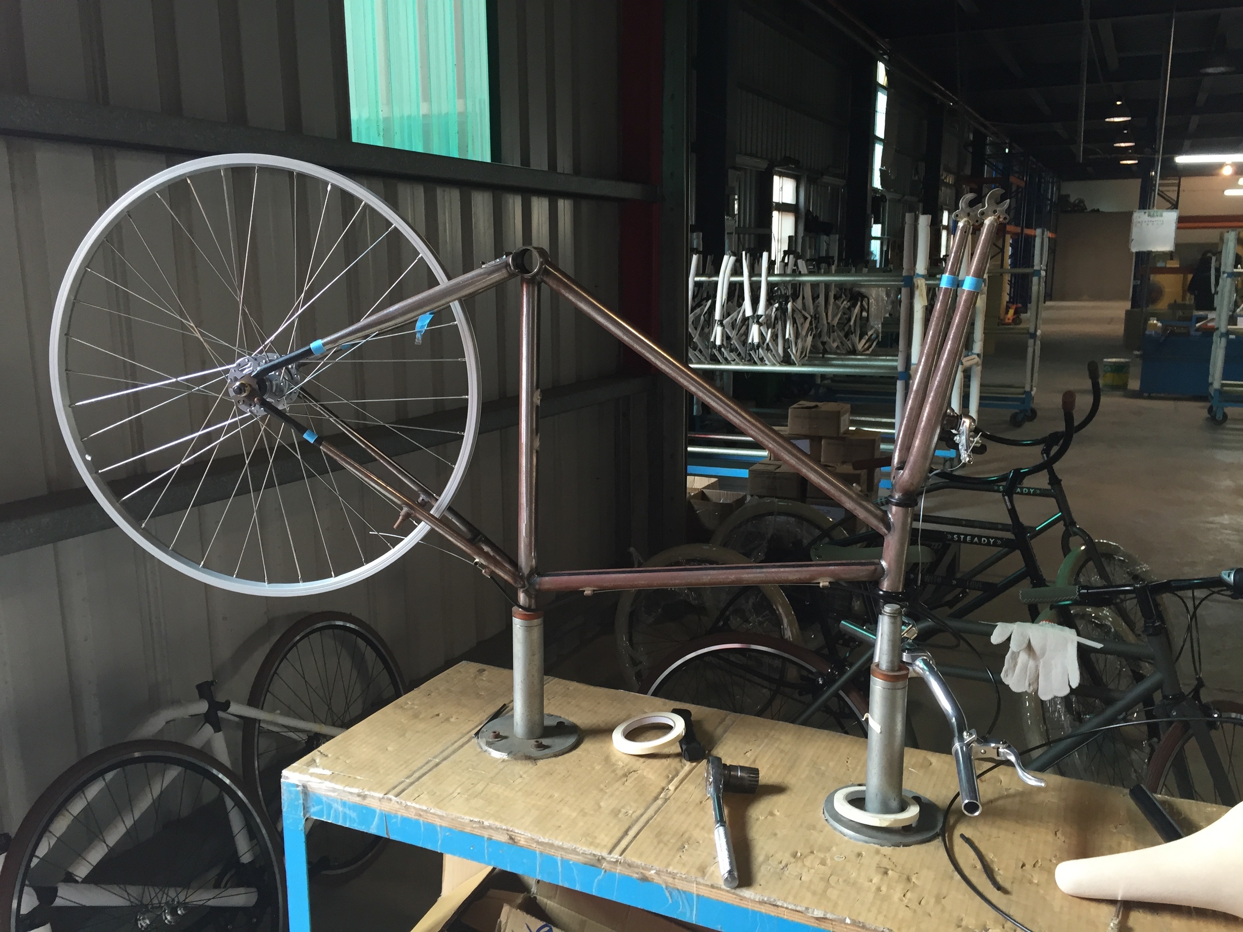 An early prototype of our bike. 