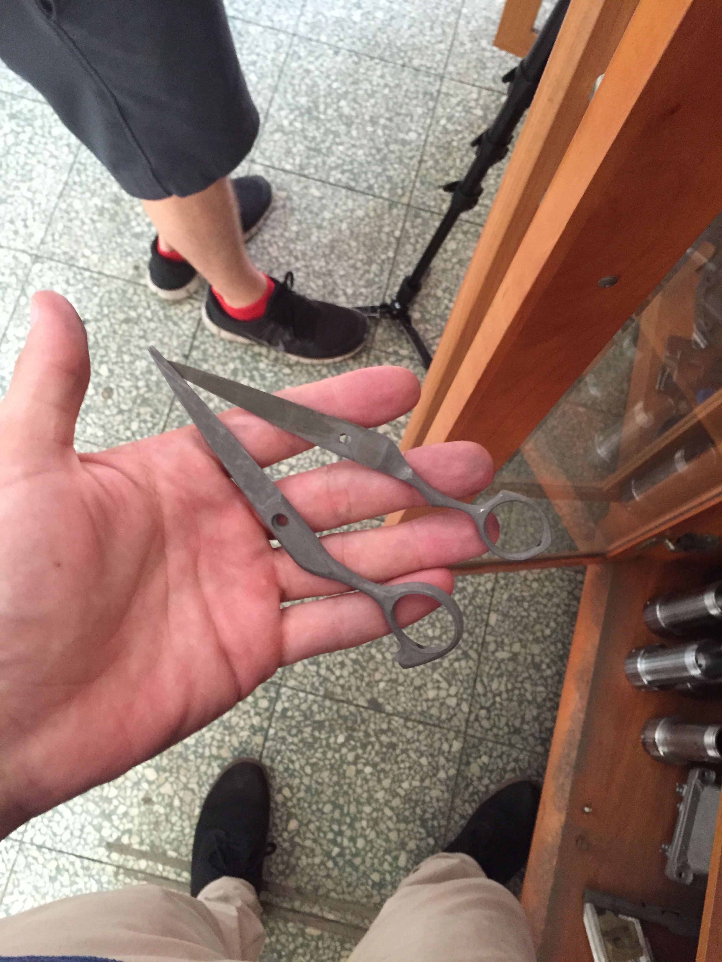 Cast scissors. 