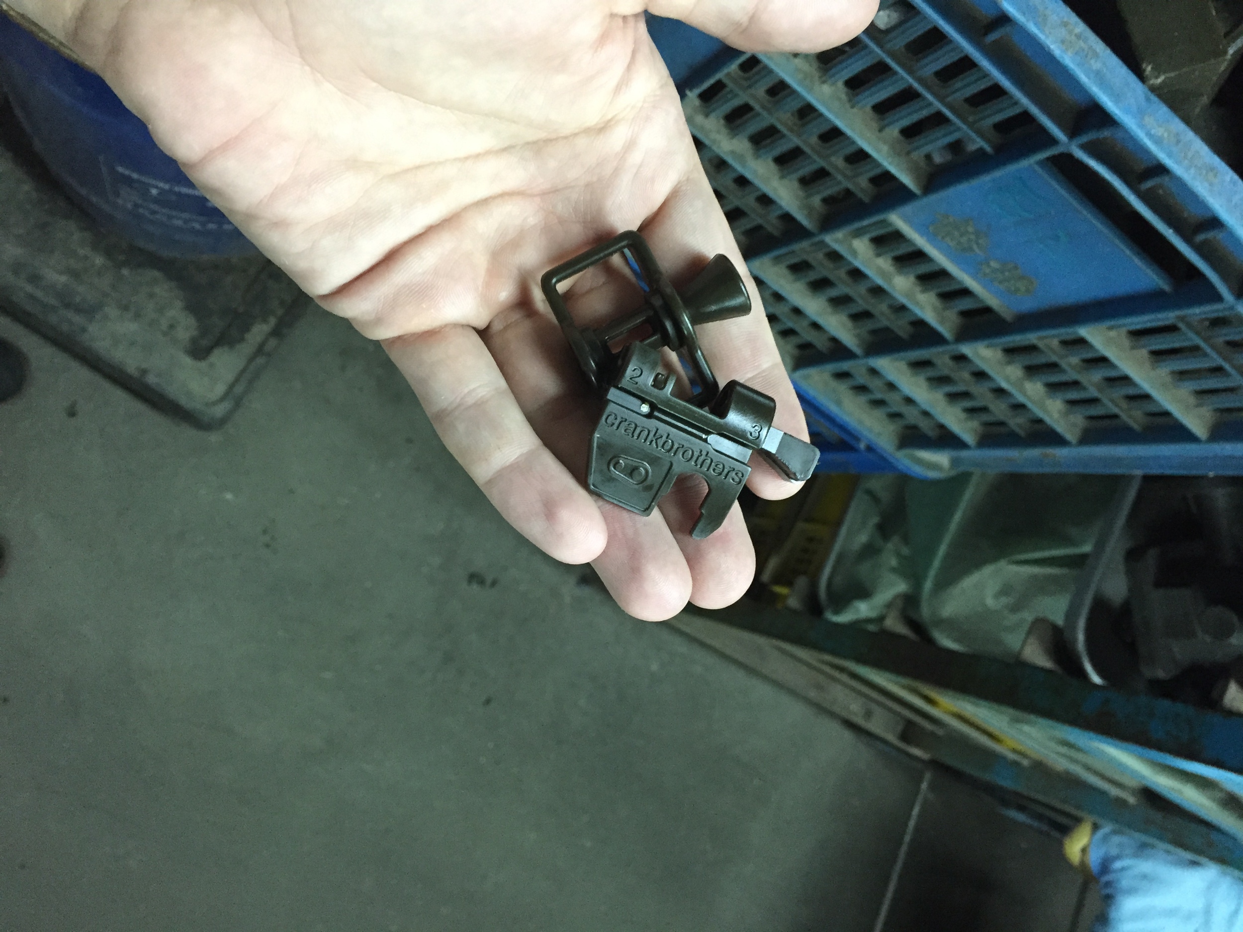 Wax positives of pedal parts.