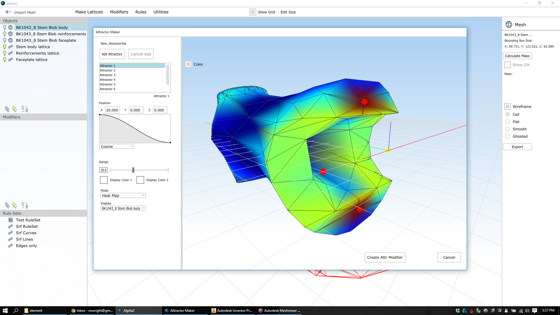 Lattice design workflow, part 3: Integrating full mechanical features ...
