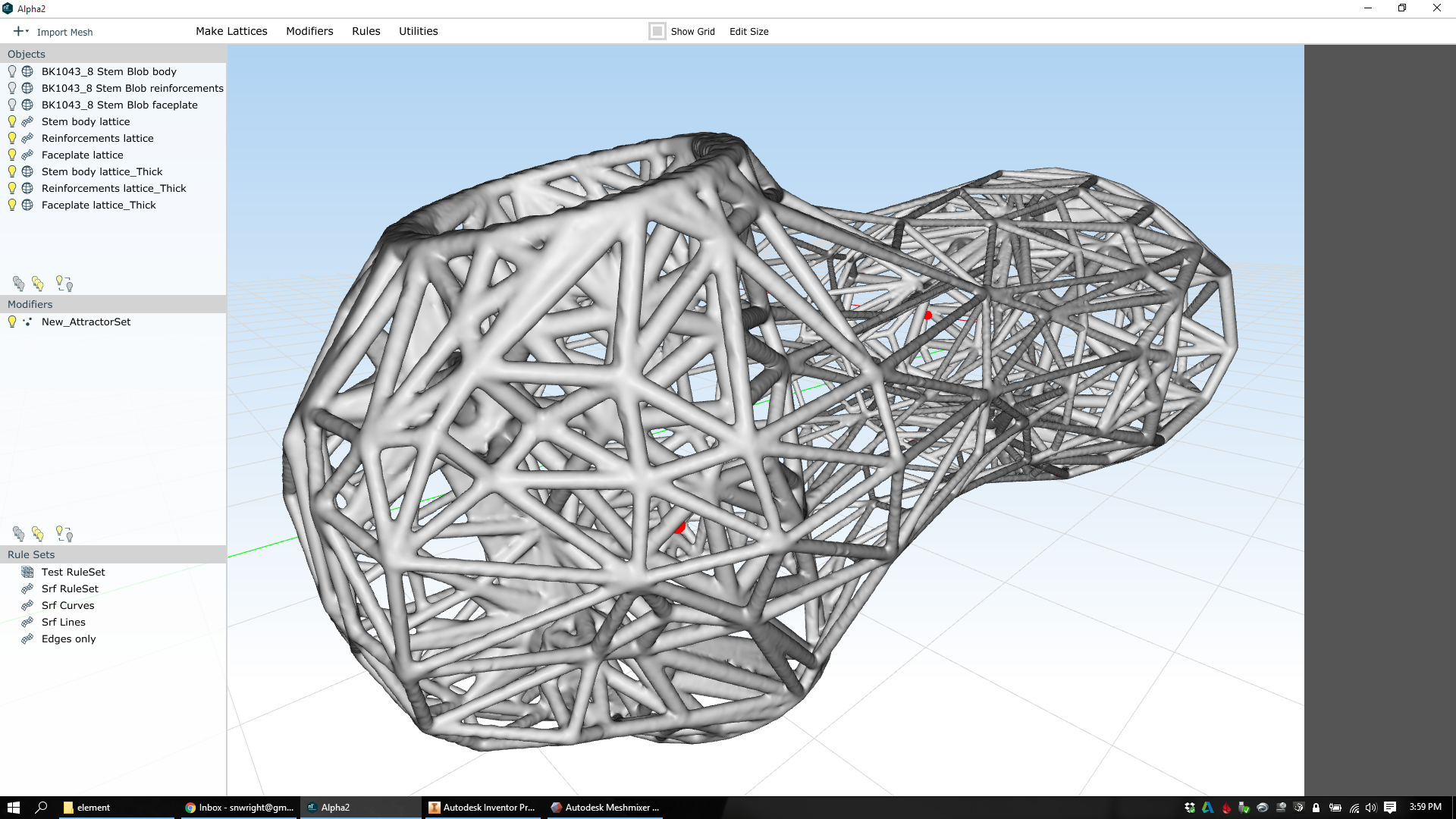 Lattice design workflow, part 3: Integrating full mechanical features ...