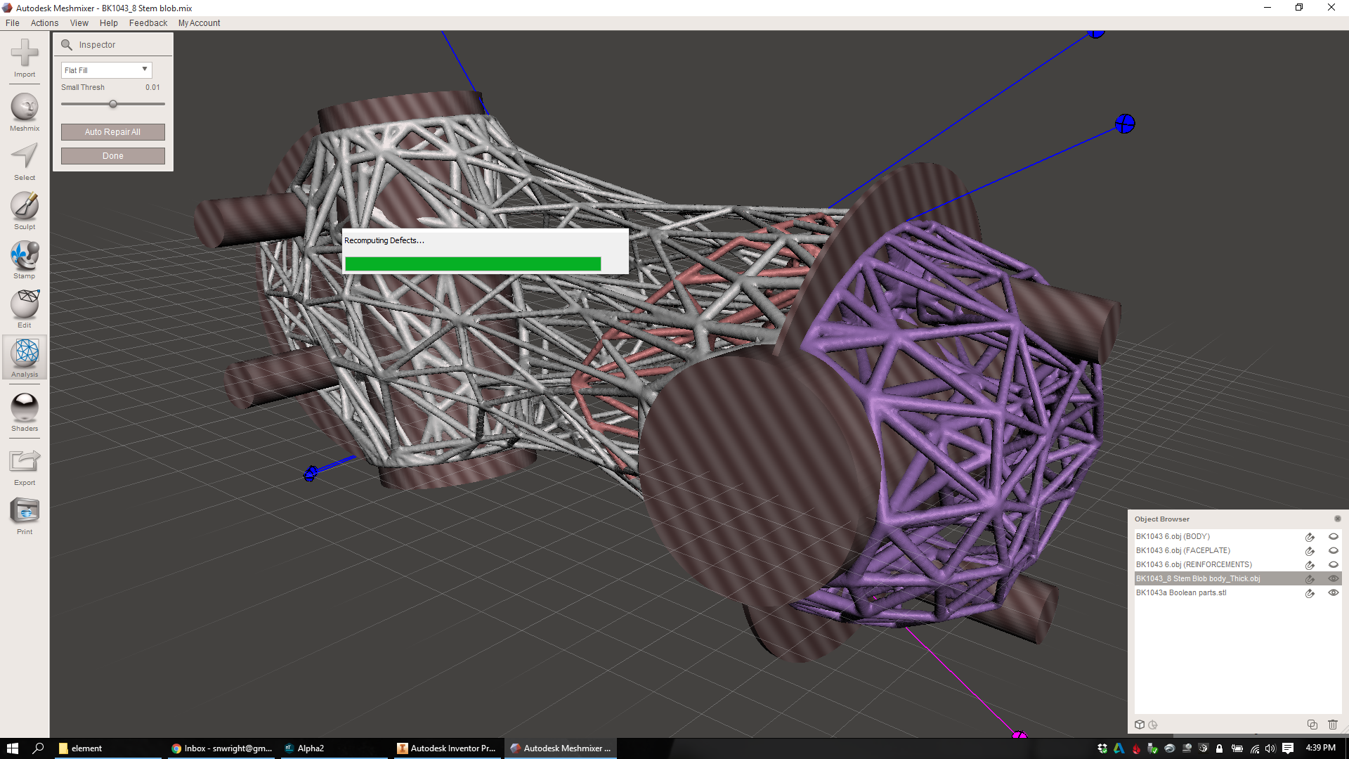 Lattice design workflow, part 3: Integrating full mechanical features ...