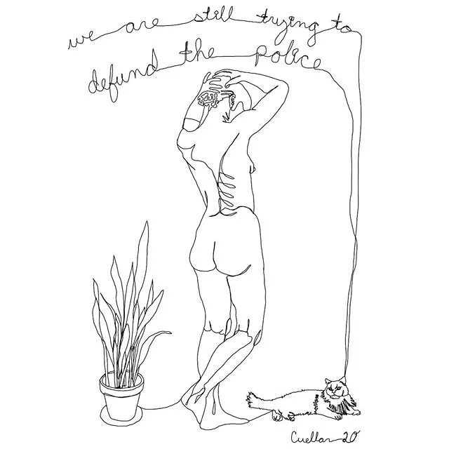 There is a link in my bio that will bring you to a page that has a list of places to donate and a spreadsheet with action items and resources. Keep up the good work. We&rsquo;re not done yet. #defundpolice #abolishice