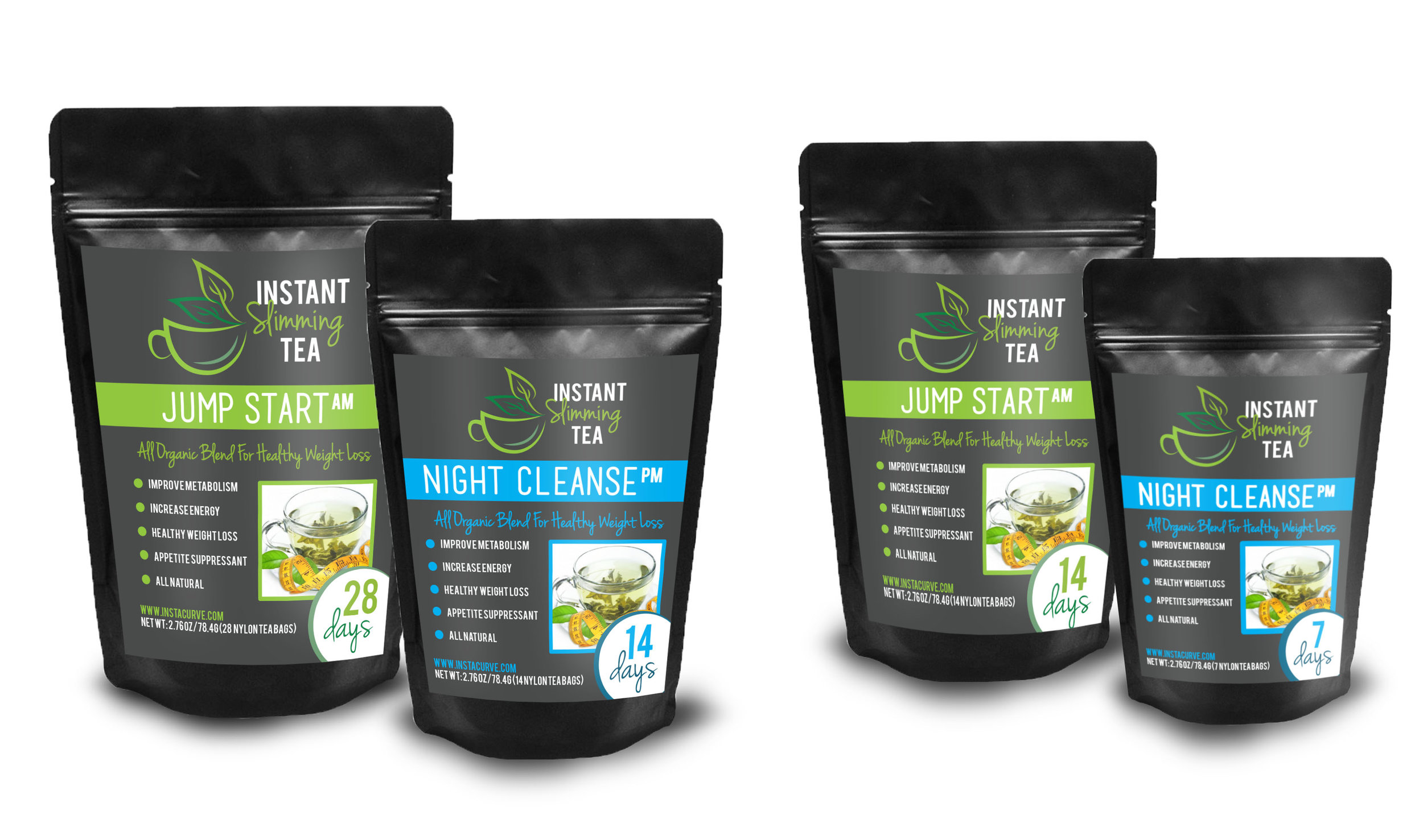 Instant Slimming Tea Packaging