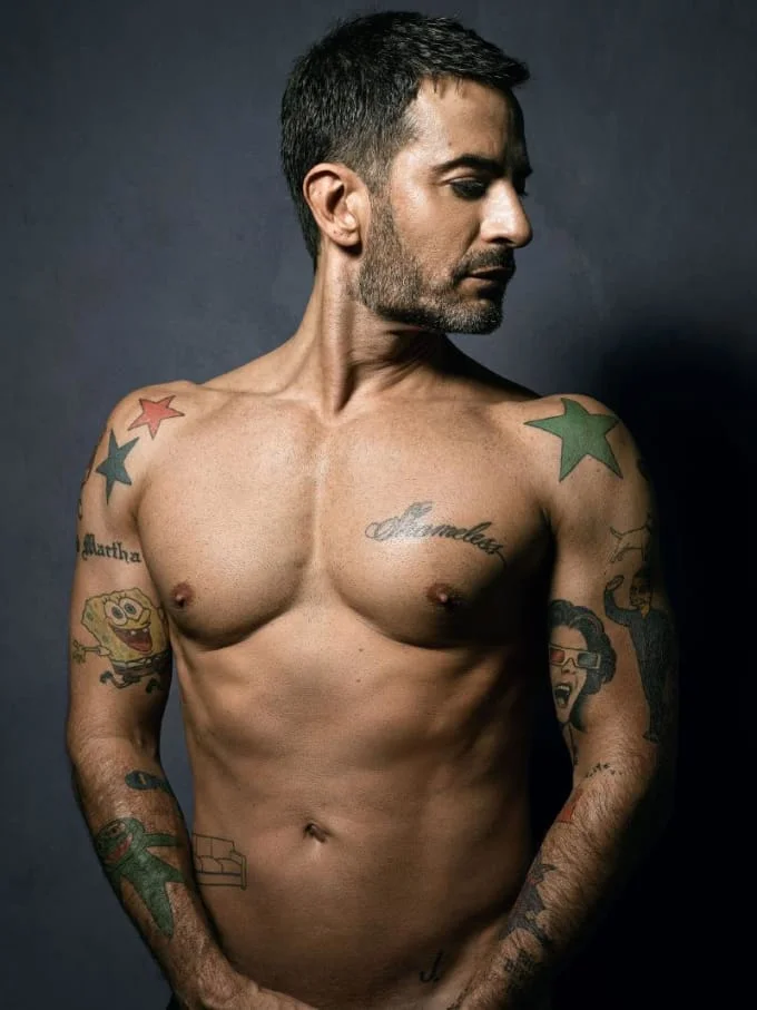 Fashion designer Marc Jacobs has this drawing tattooed on his arm. So… that happened.