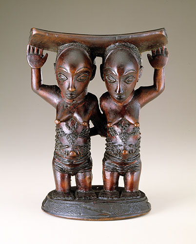 Headrest Master of Mulongo Luba peoples Democratic Republic of the Congo Mid-late 19th century, Wood