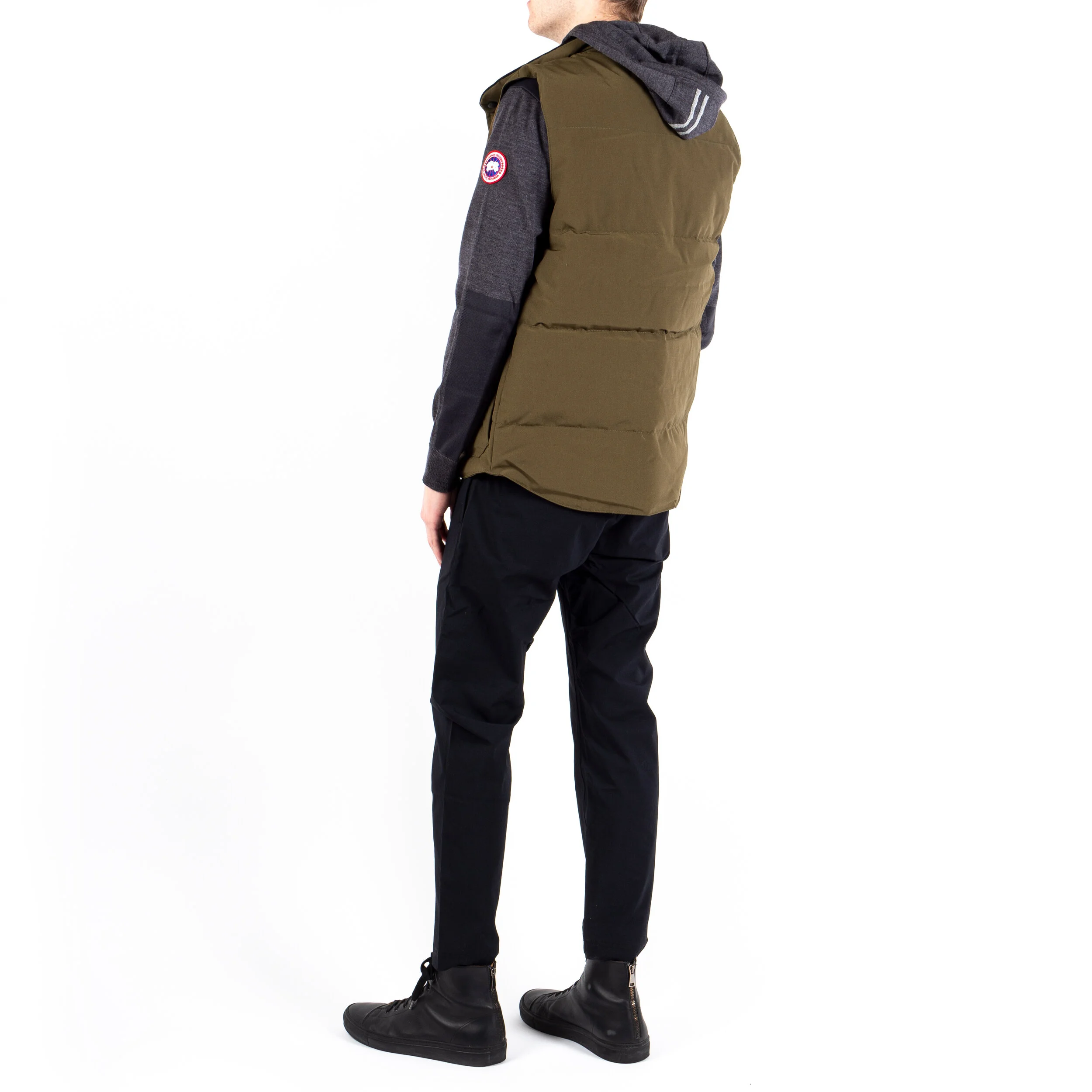 canada goose vest green