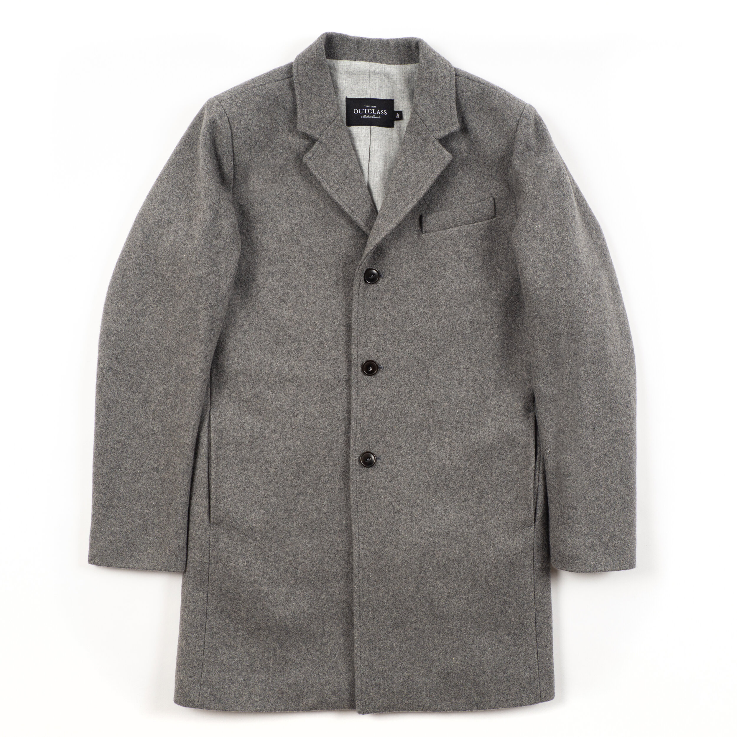 black sheep wool driving coat