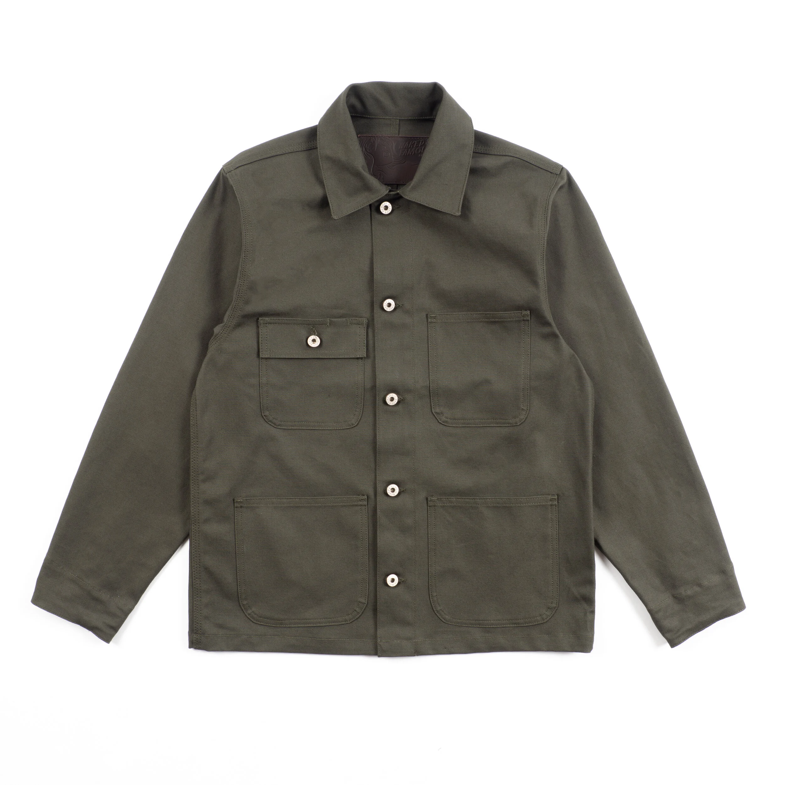 green chore jacket