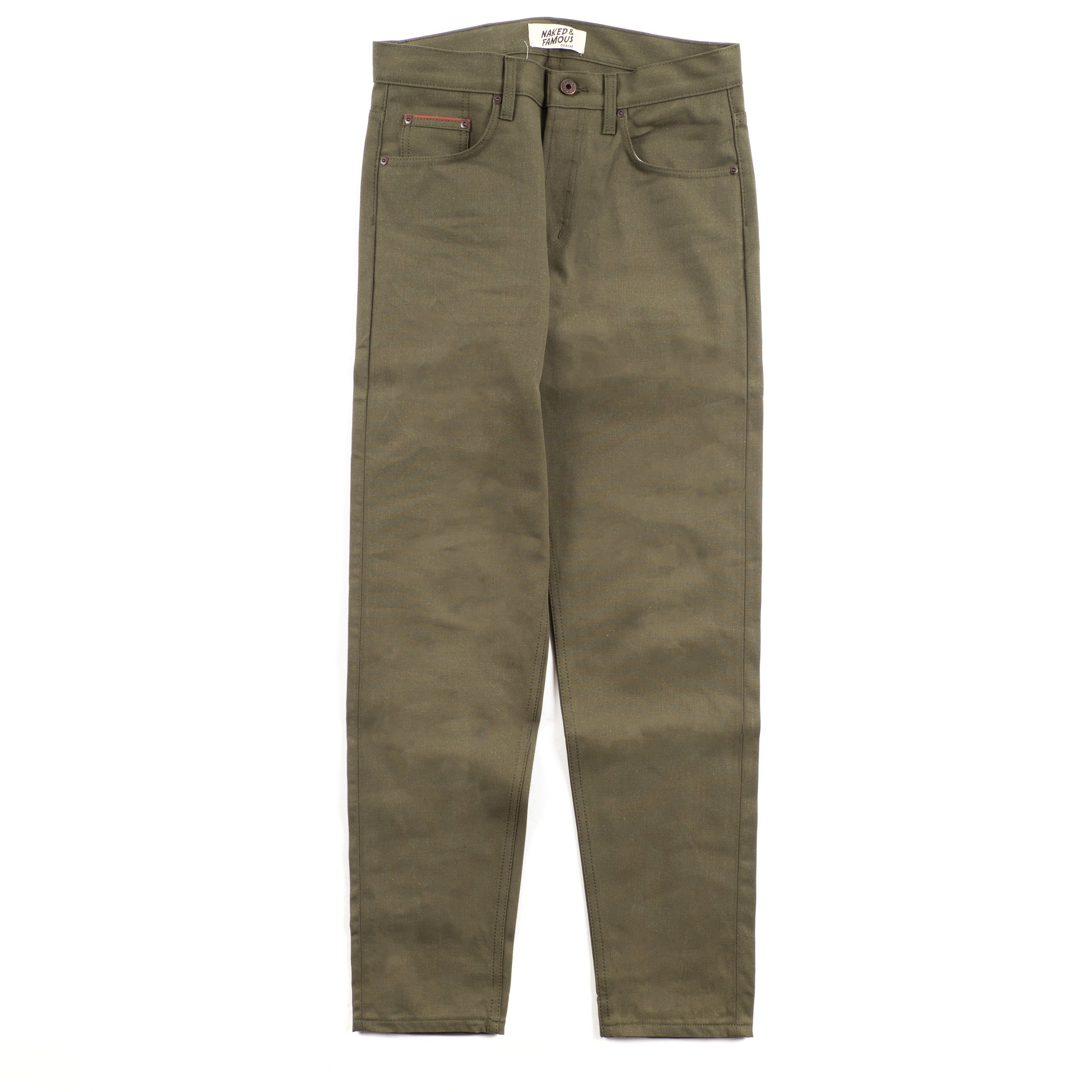 Army Green Duck Canvas Selvedge 