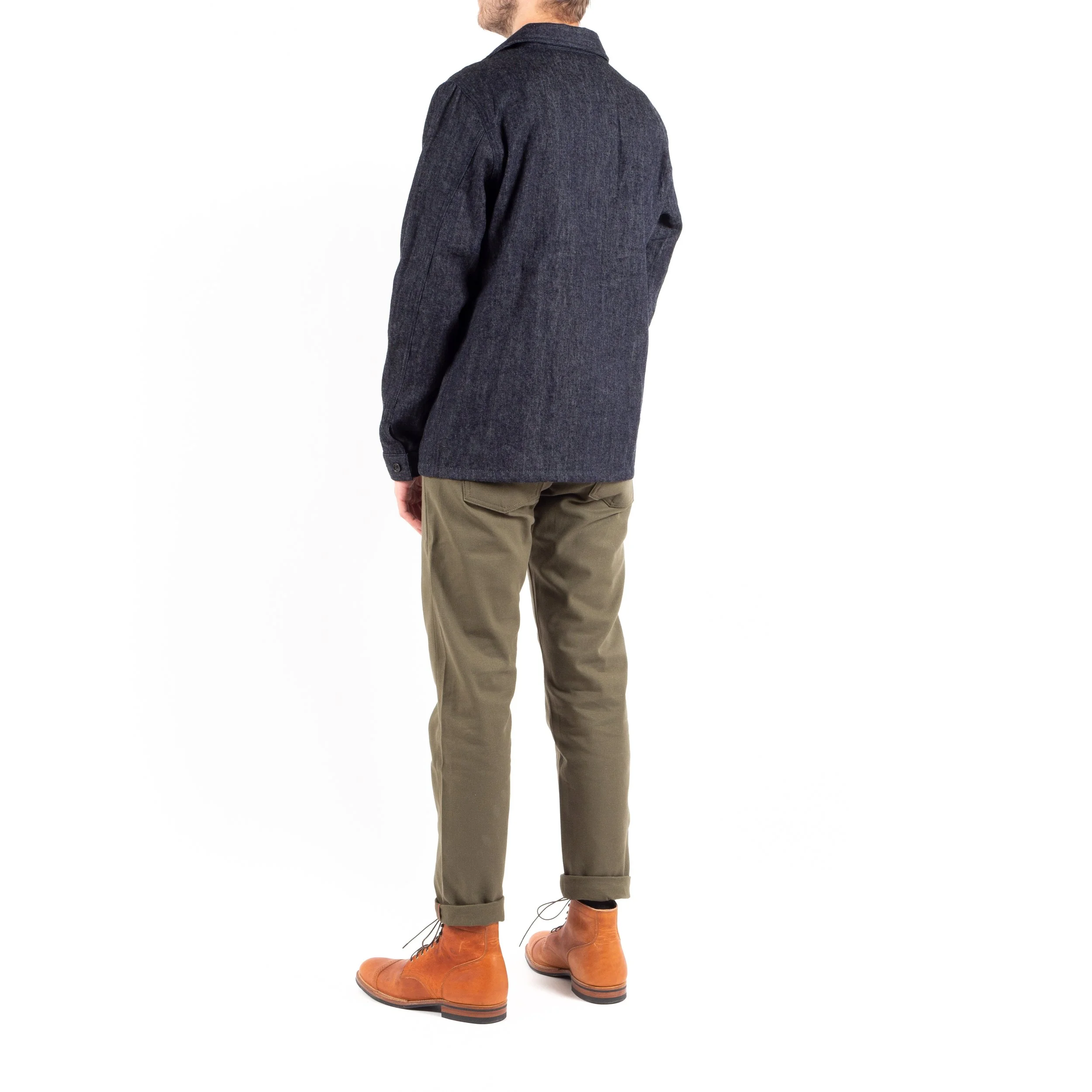 Army Green Duck Canvas Selvedge 