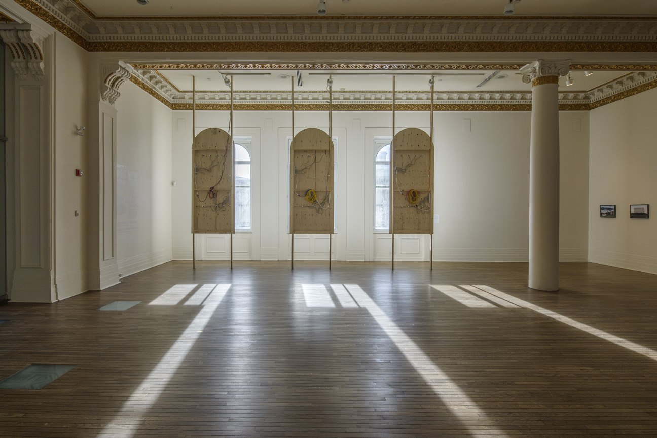 Daylight 11:06 (2015), vue d'installation, Musée des beaux-arts de Sherbrooke. Photo: François Lafrance