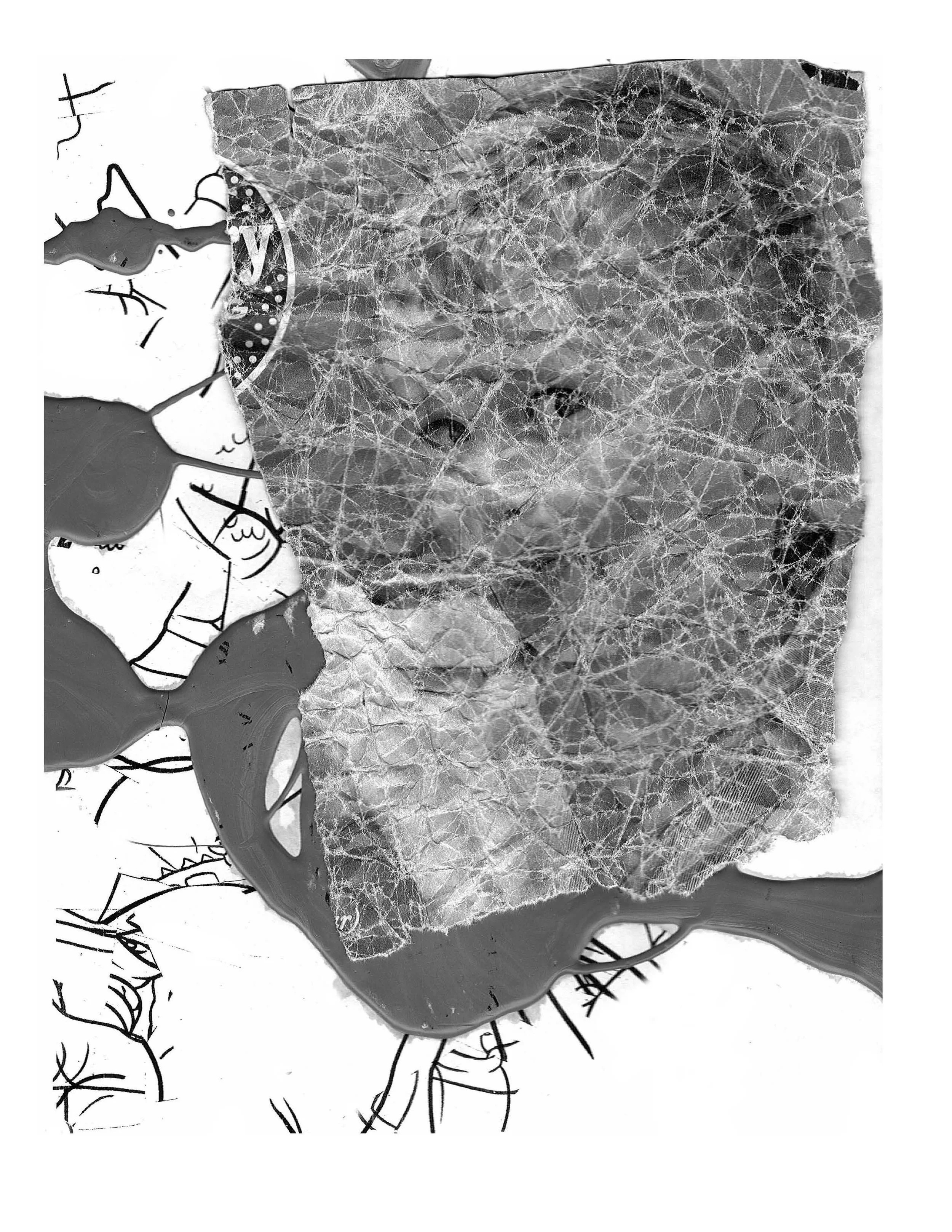  fax machine collage 