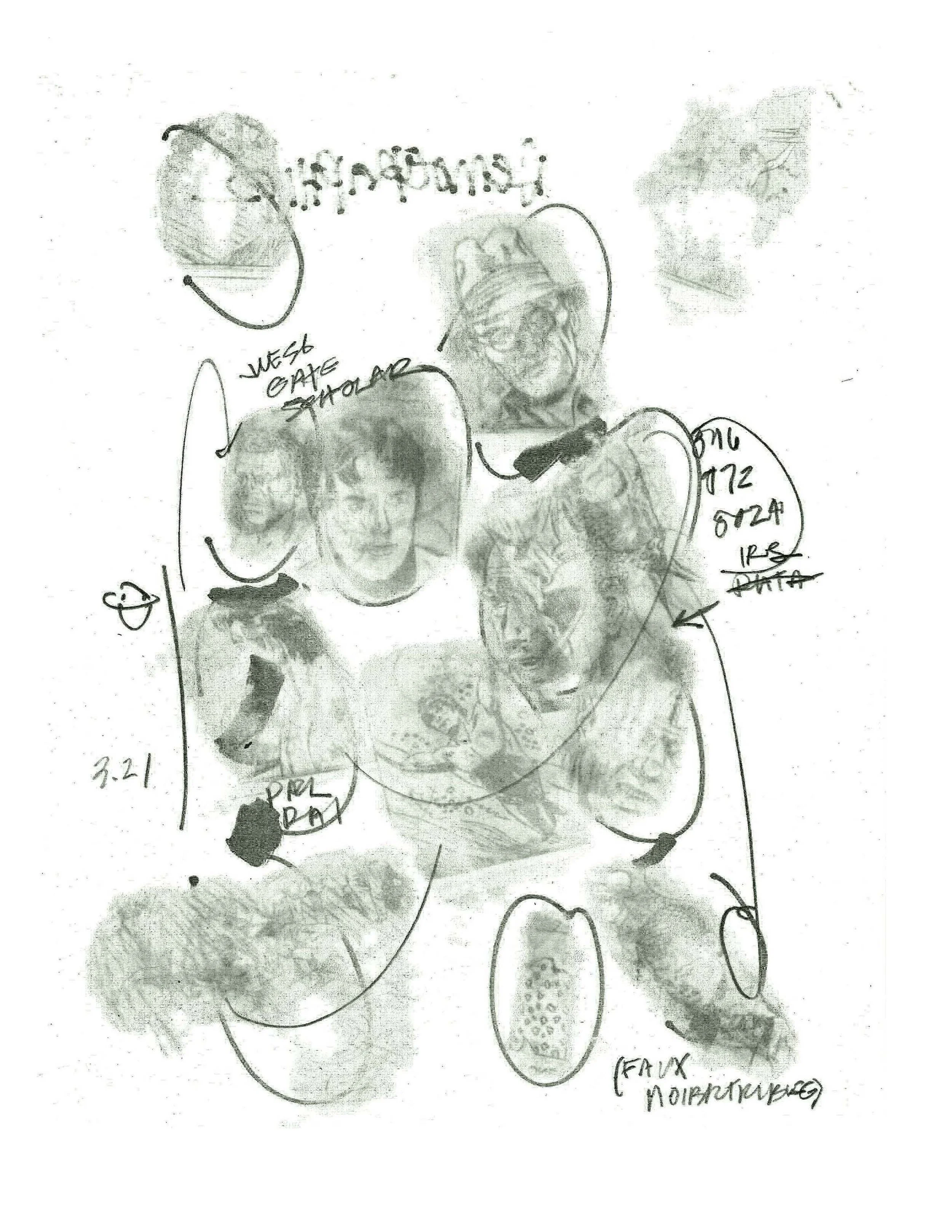  fax machine collage 
