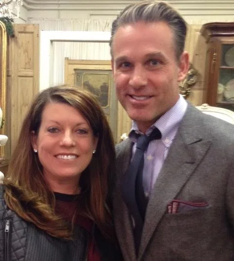 Janne with Jeffrey Alan Marks from Bravo’s TV Show Million Dollar Decorators.