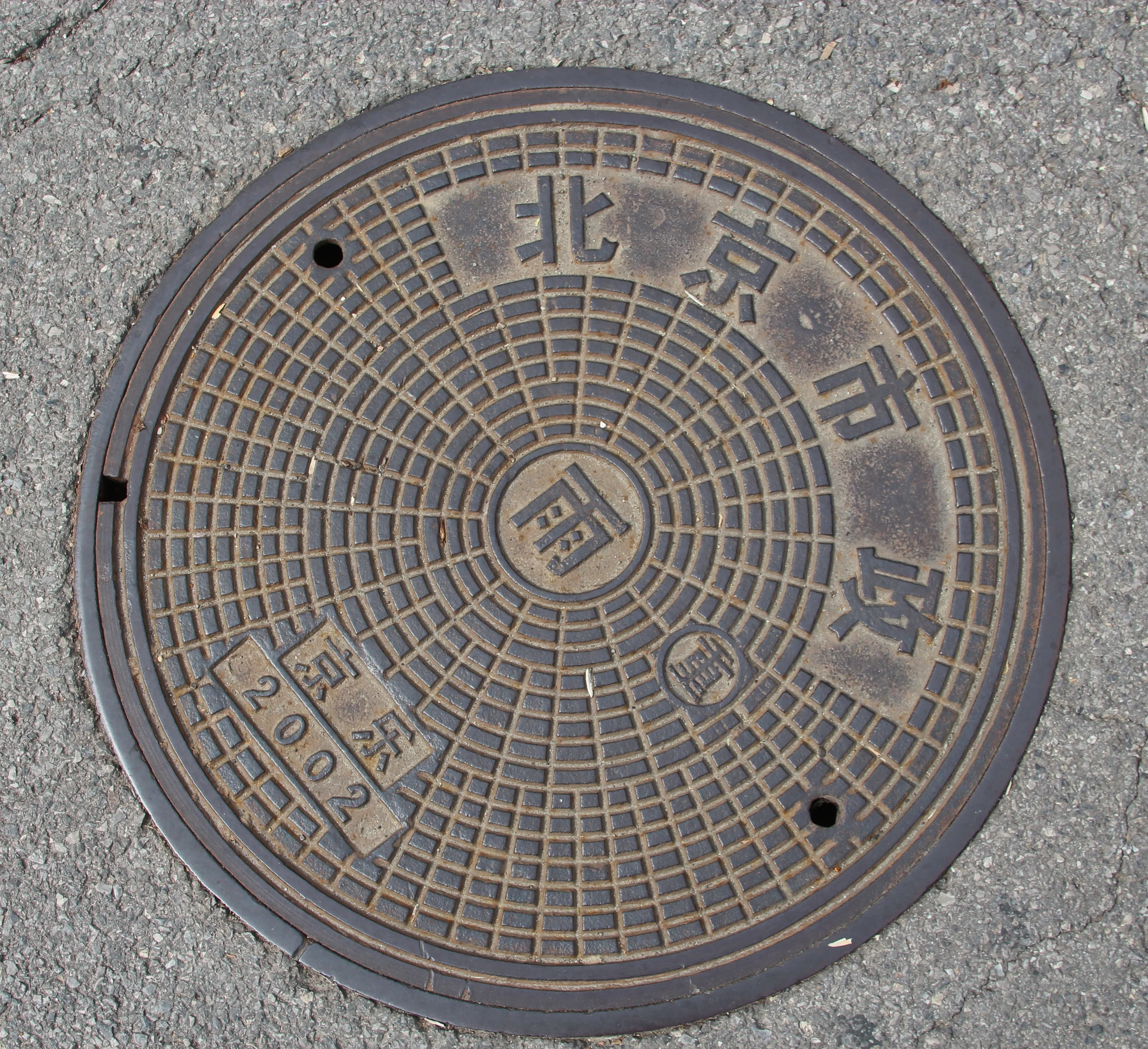 a man hole cover....well, I thought it was cool.